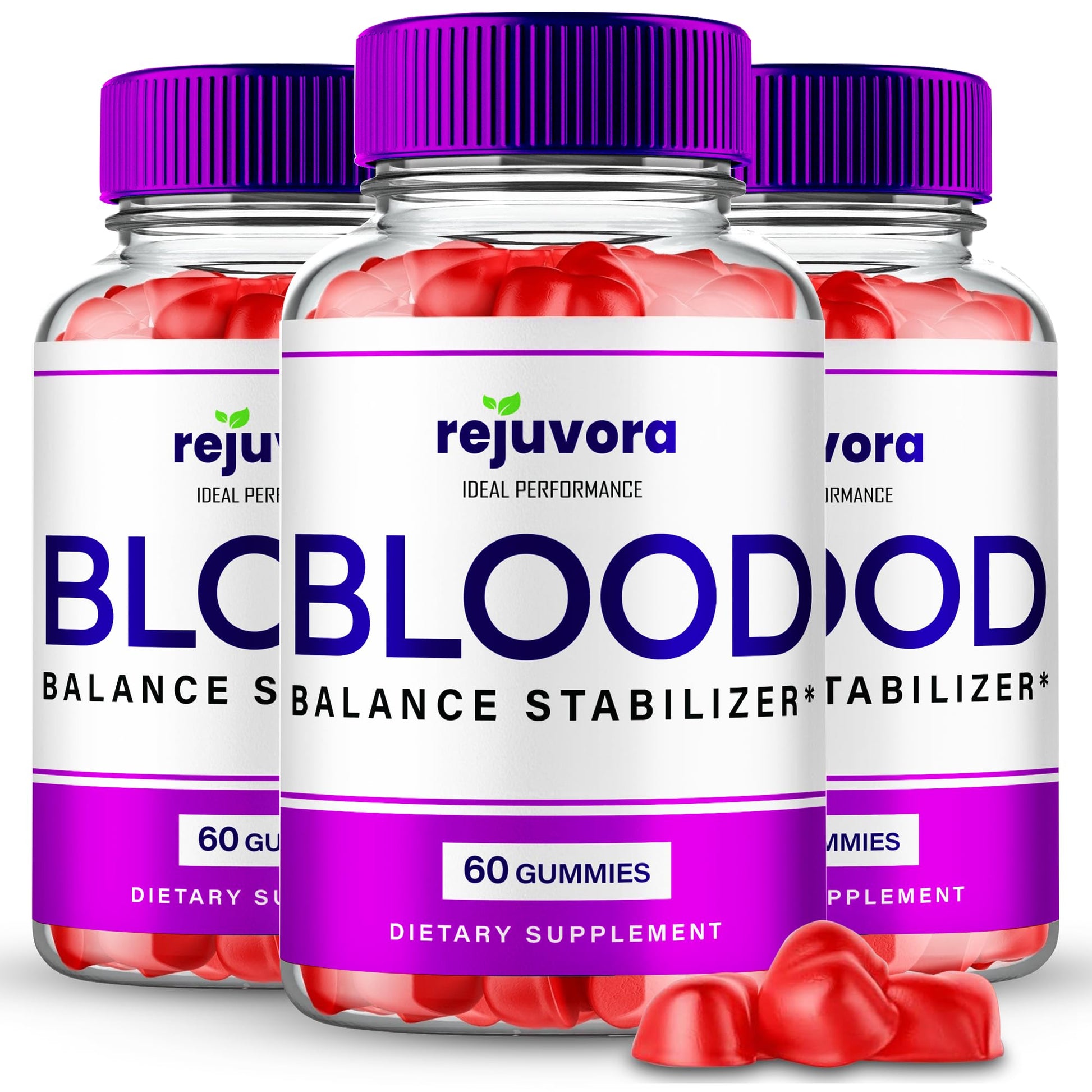 IDEAL PERFORMANCE Rejuvora Advanced Blood Formula Gummies, 180 Count