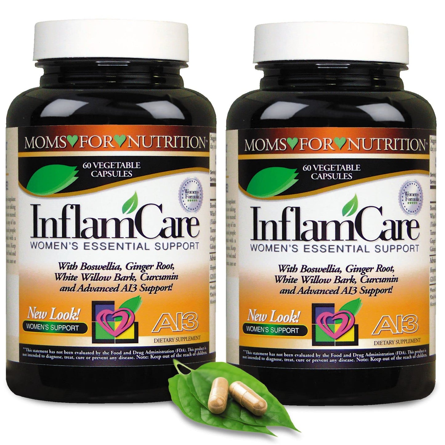 Moms For Nutrition InflamCare 3000mg Women's Formula Gluten Free Capsule 120 Count