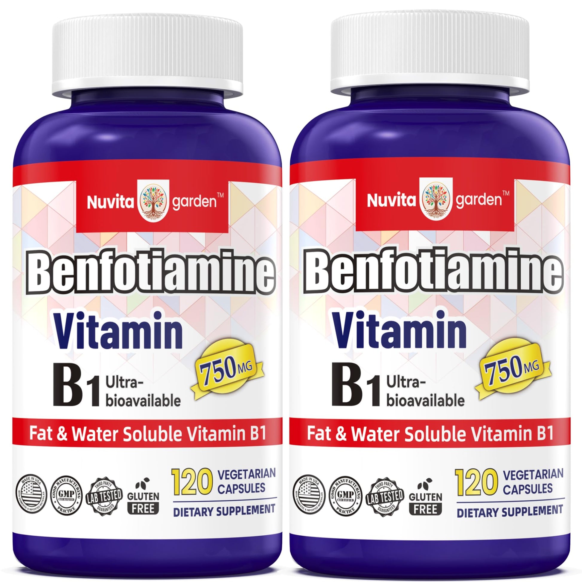 NoMiLu Vitamin B1 750 mg Capsule, 120 Capsules