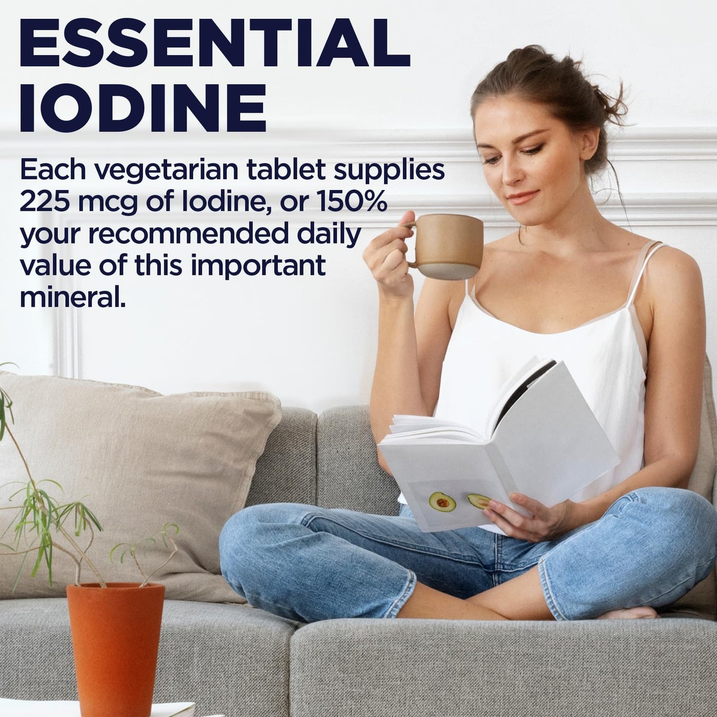 KAL 225 Mcg Kelp Iodine 250 Tablets