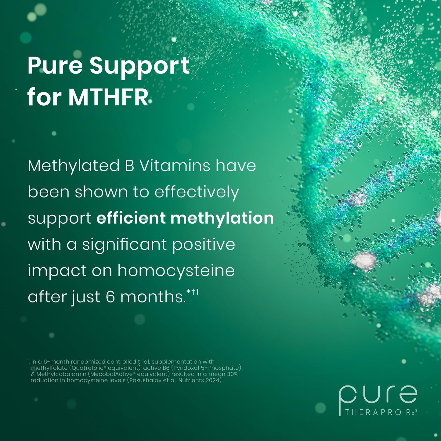 Pure Therapro Rx Methylated B Vitamins for Men and Women Capsules, 120 Count