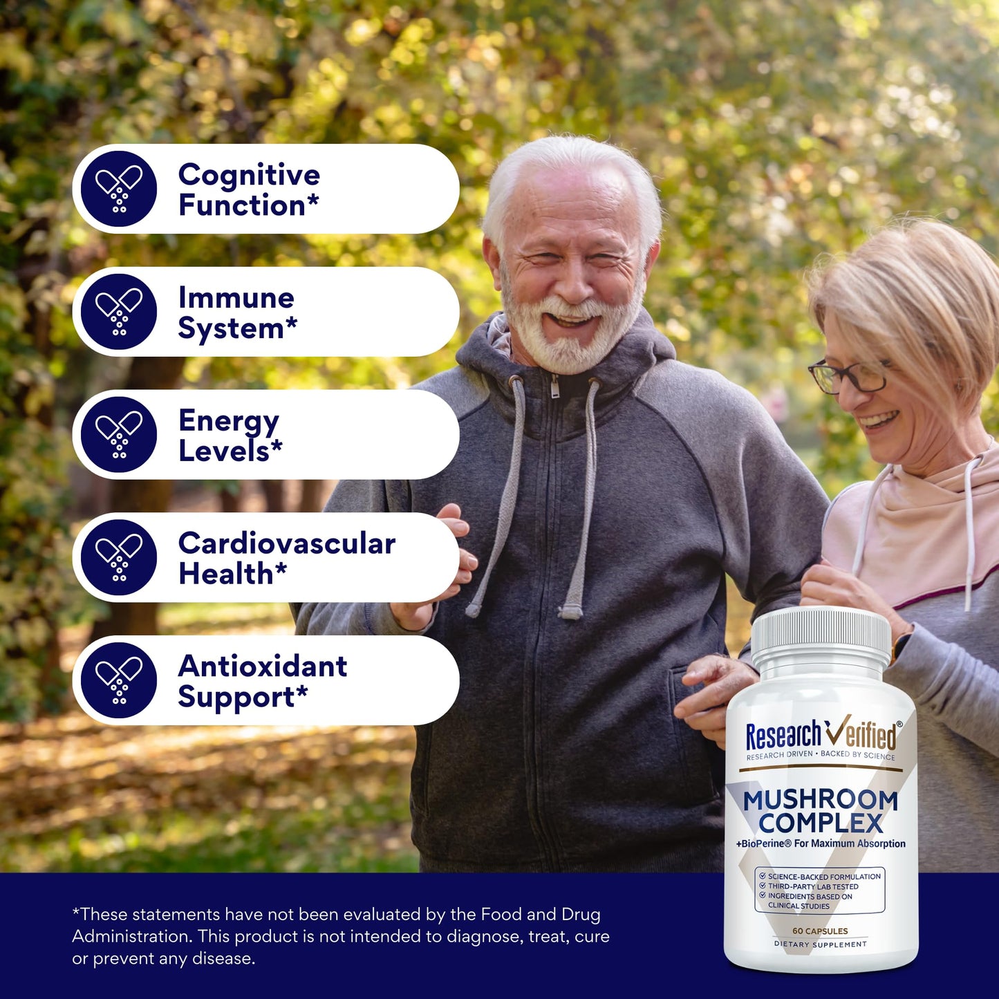 Research Verified Mushroom Complex Capsules 360