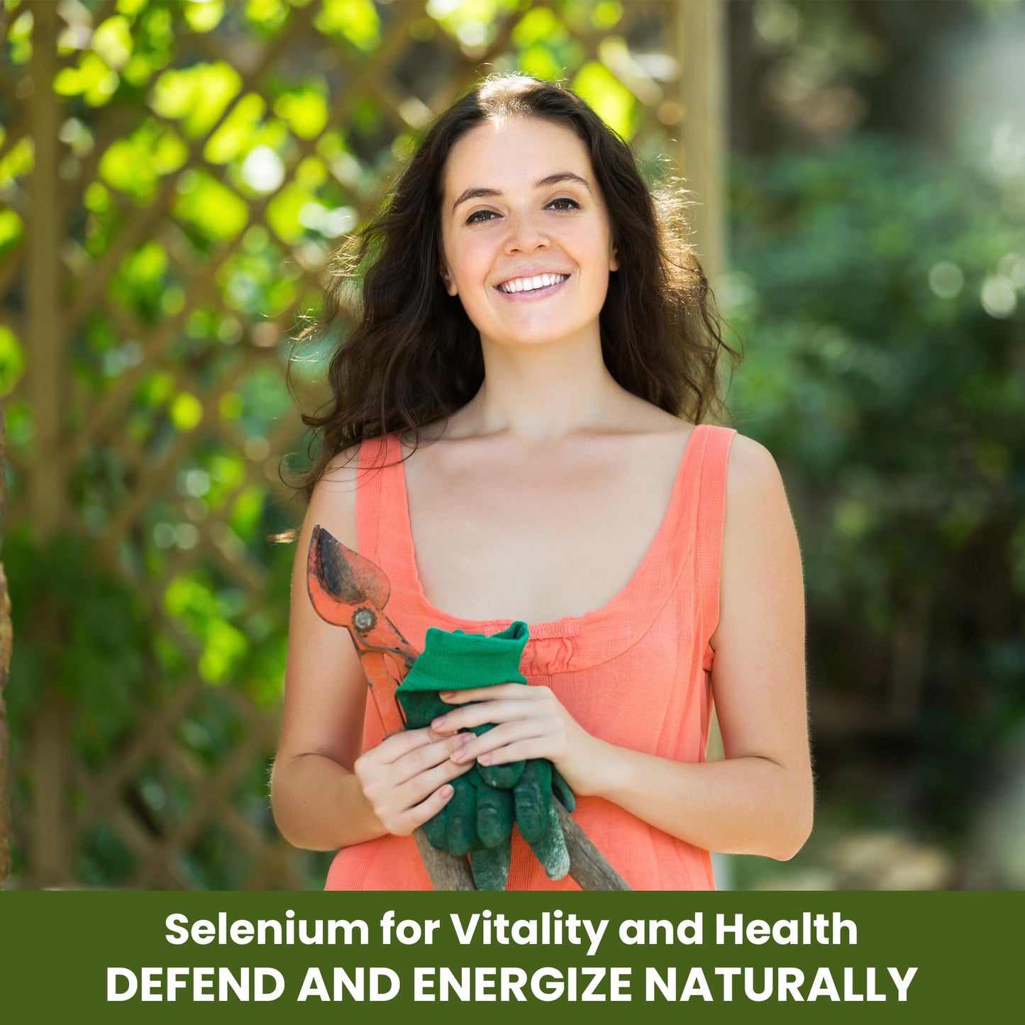Green Organic Supplements Selenium Seleno-Methionine Capsule 1 Count