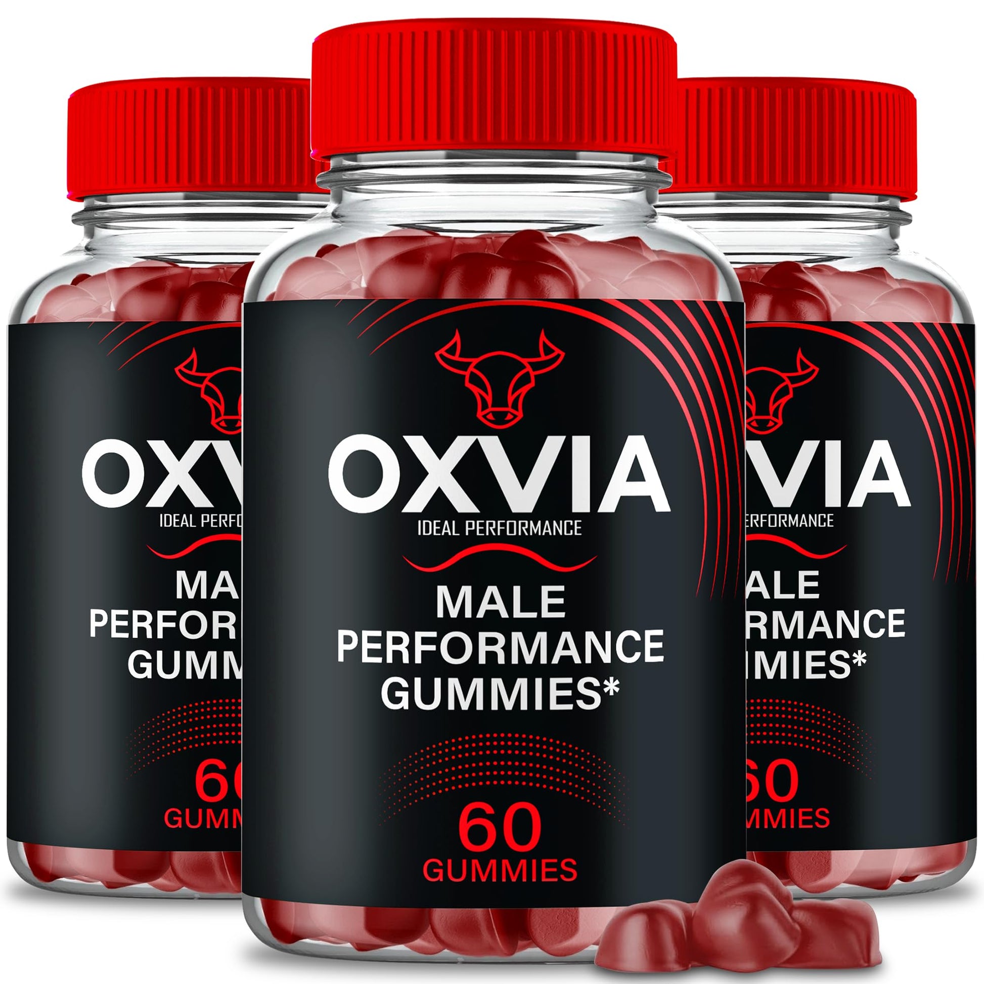 IDEAL PERFORMANCE Oxvia Male Performance Gummies, 180 Count