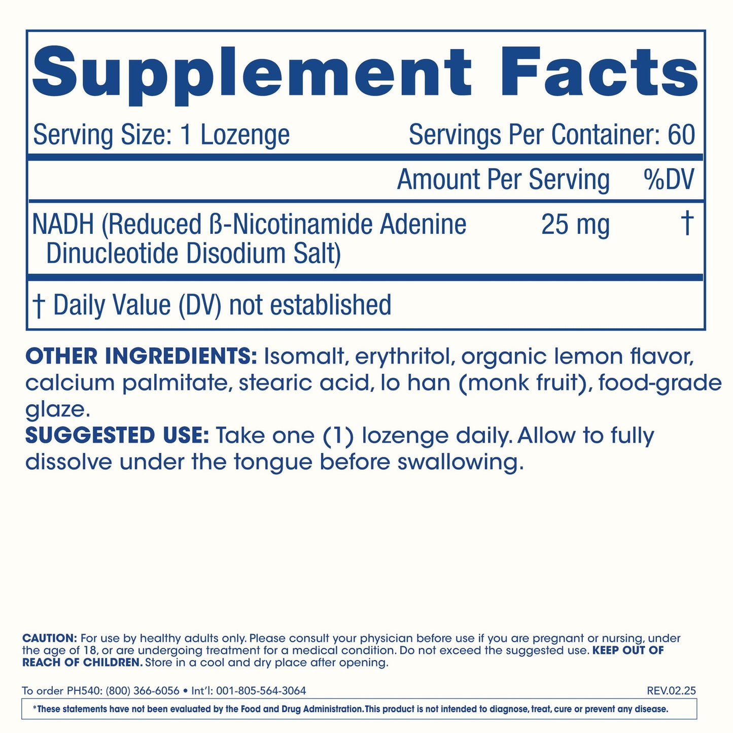 ProHealth NADH Pro - Boost NAD+ Lozenges, 60 Count
