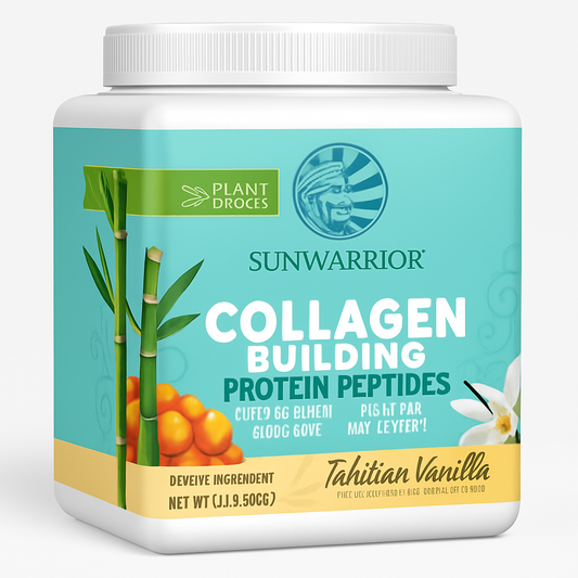 Sunwarrior Vegan Collagen Protein Powder, Vanilla, 20 Servings
