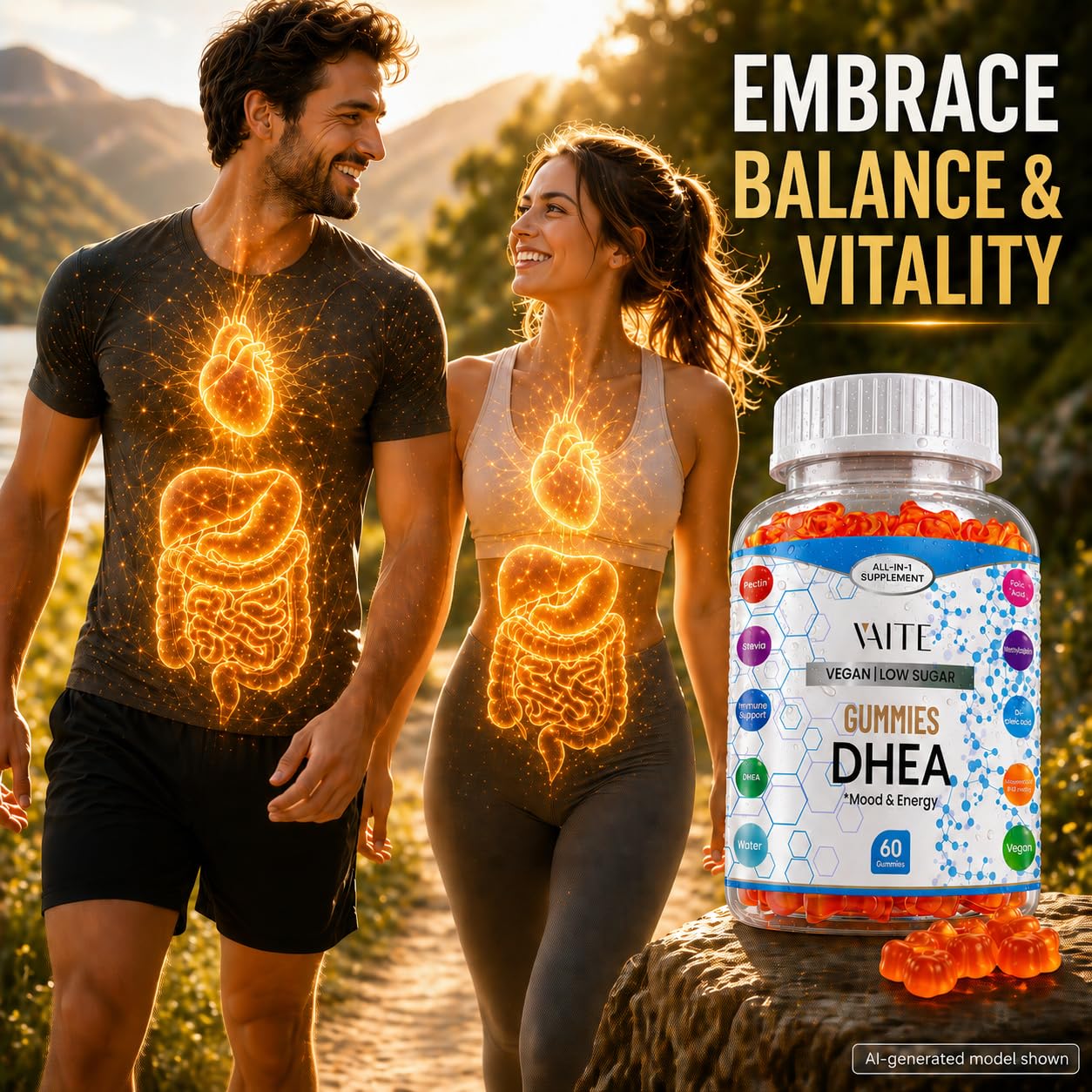 VAITE DHEA 50mg Gummies – 60 Chews