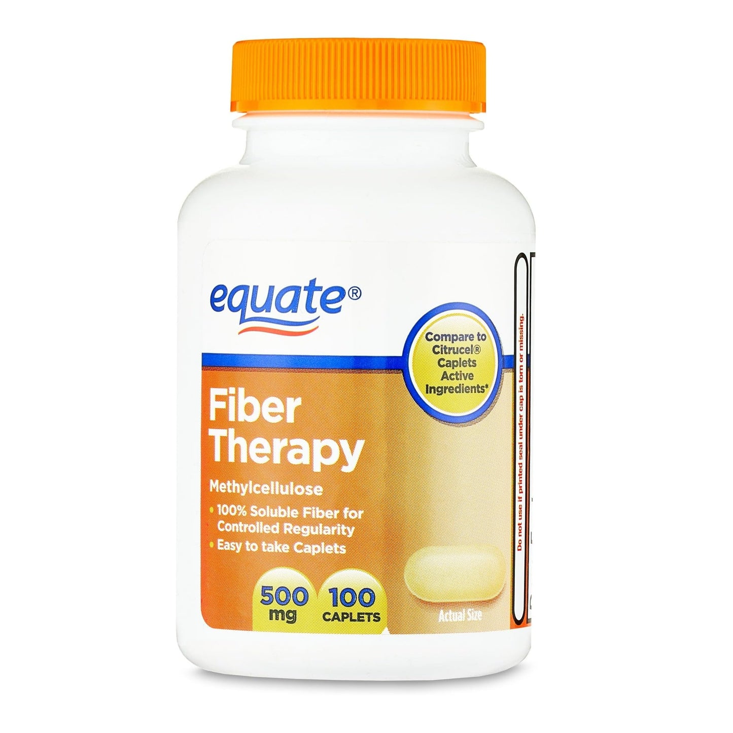 BASKETGOODS Fiber Therapy Methylcellulose 500mg Caplets 100