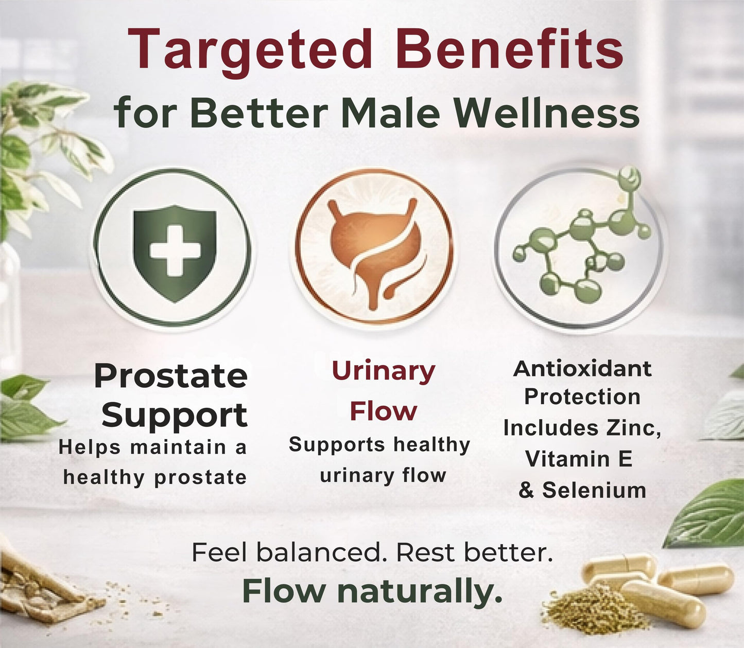 Bordin Health RestFlow Pro Advanced Prostate Support Capsules 120 Count