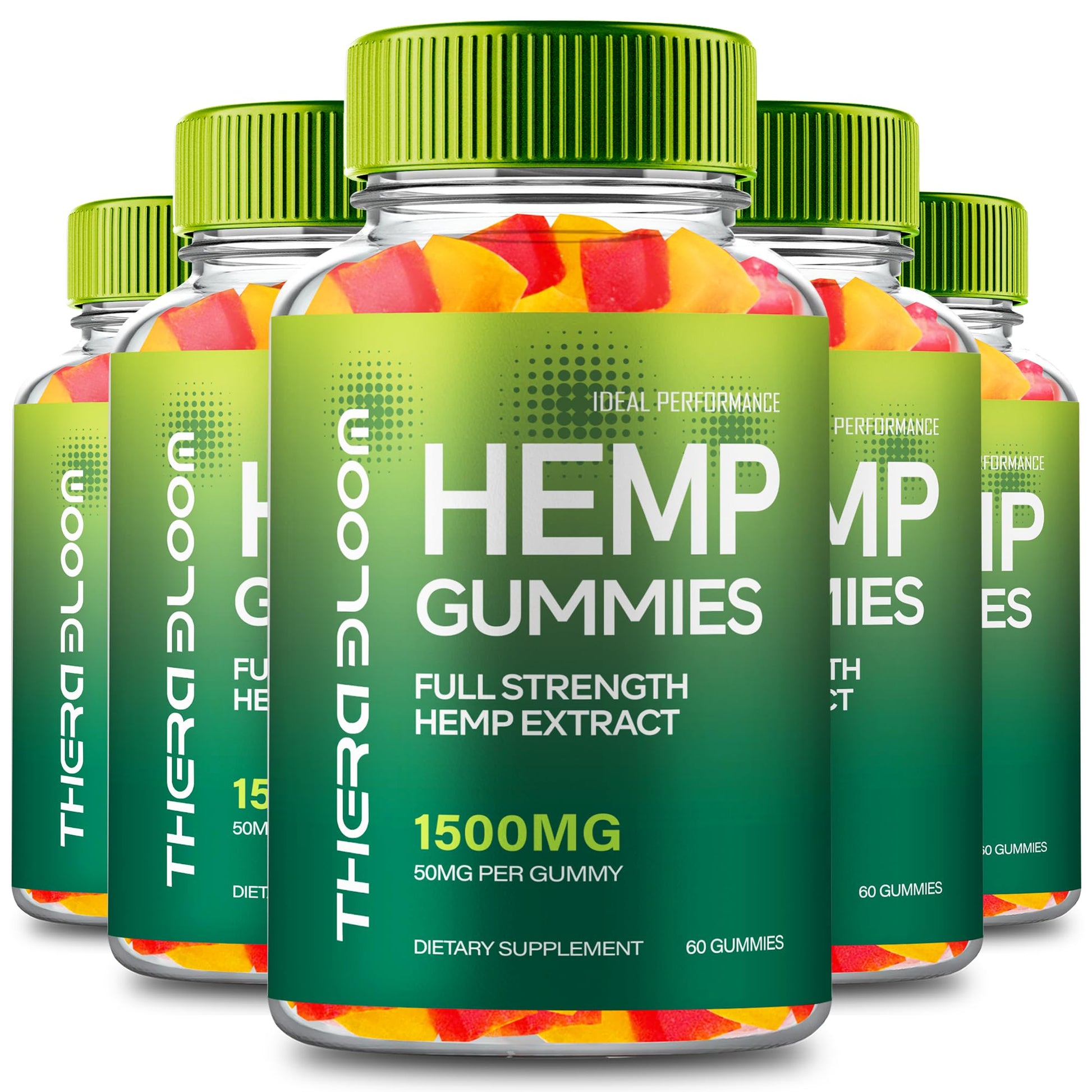 IDEAL PERFORMANCE TheraBloom Hemp Gummies, Gummy, 300 Count