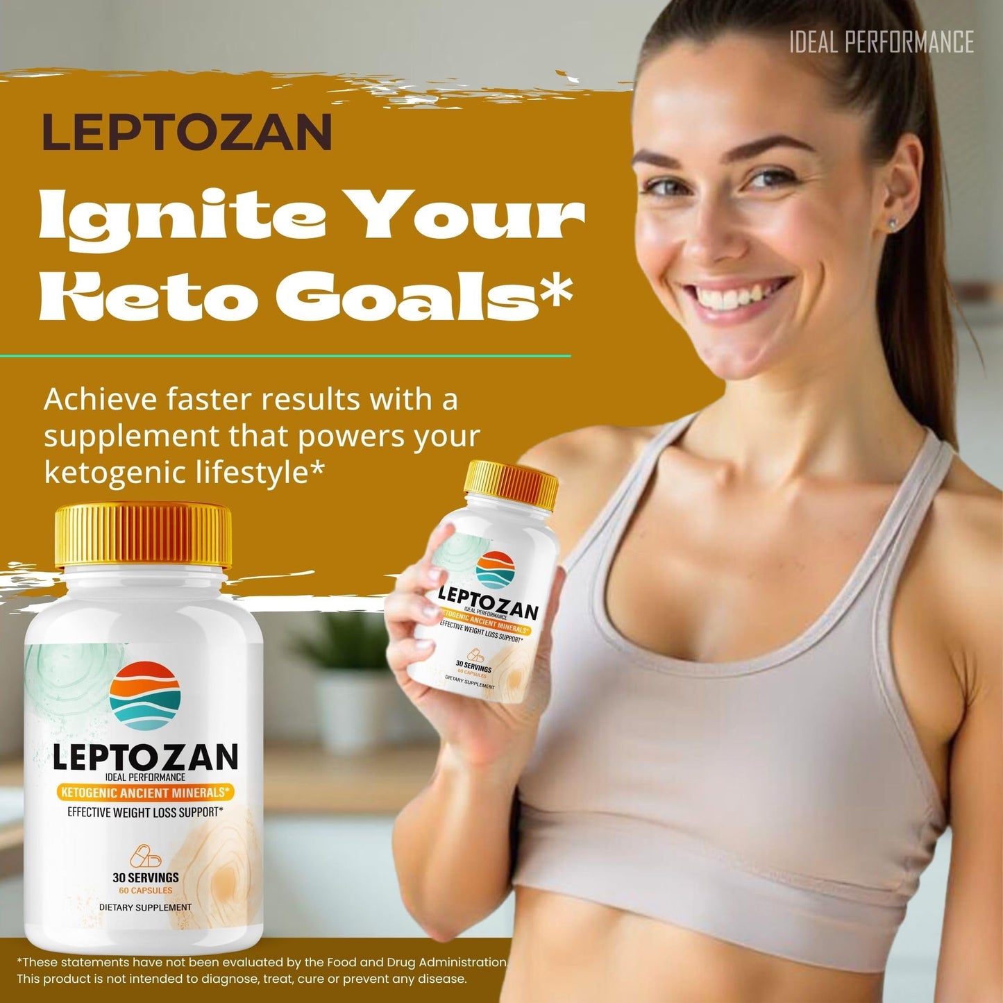 IDEAL PERFORMANCE Leptozan Capsules, 3 Capsules