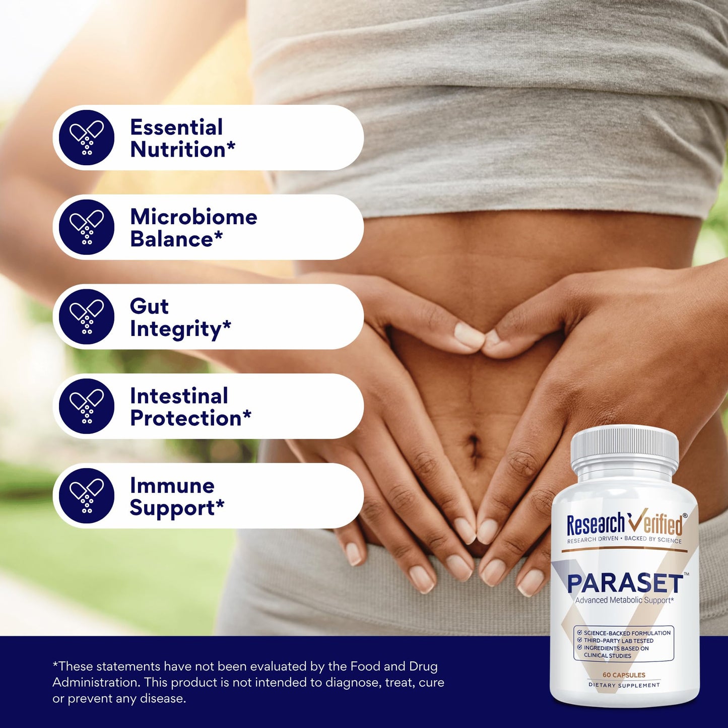 Research Verified Paraset Capsules 120 Capsules