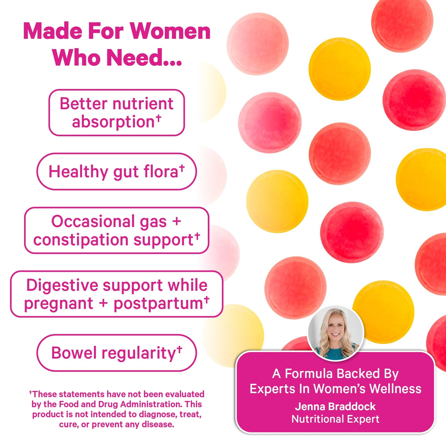 Pink Stork Prenatal Fiber Gummies Gummy 60 Count