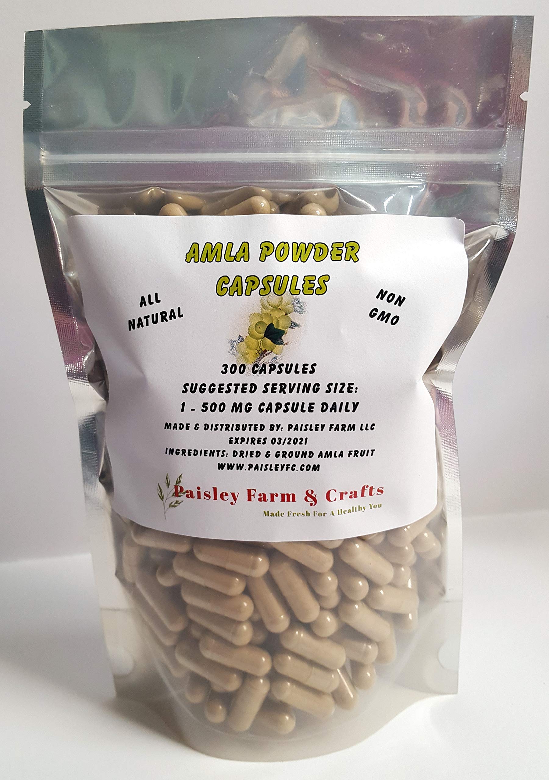 Paisley Farm and Crafts Amla 300 Capsules
