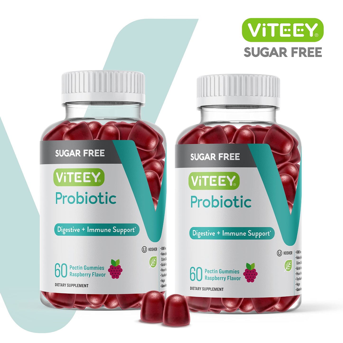 Viteey Probiotic Gummies 120 Count