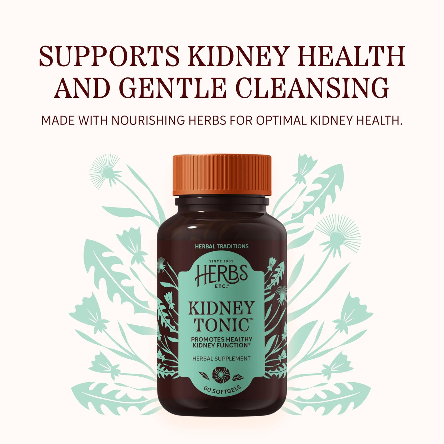 Herbs Etc. Kidney Tonic Softgels 60 Count