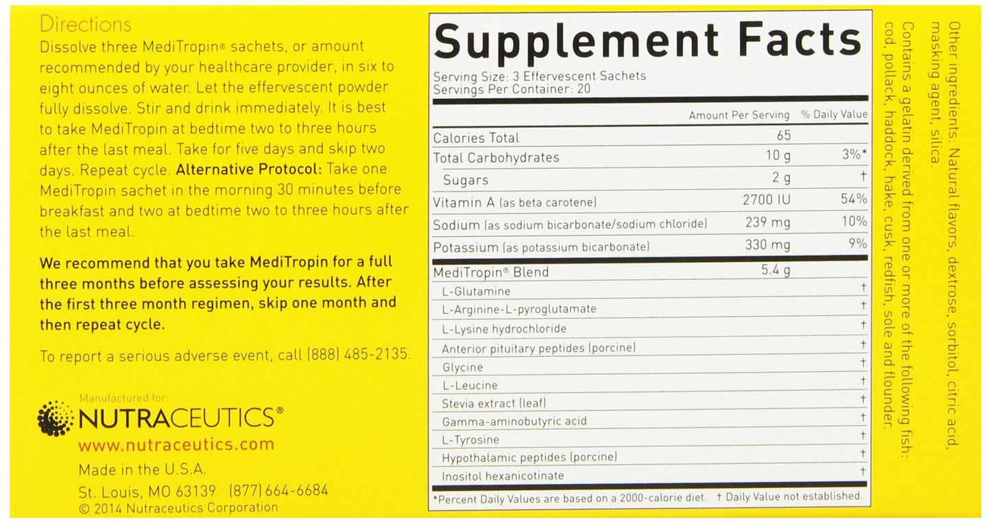 Nutraceutics Meditropin Powder 60 Sachets