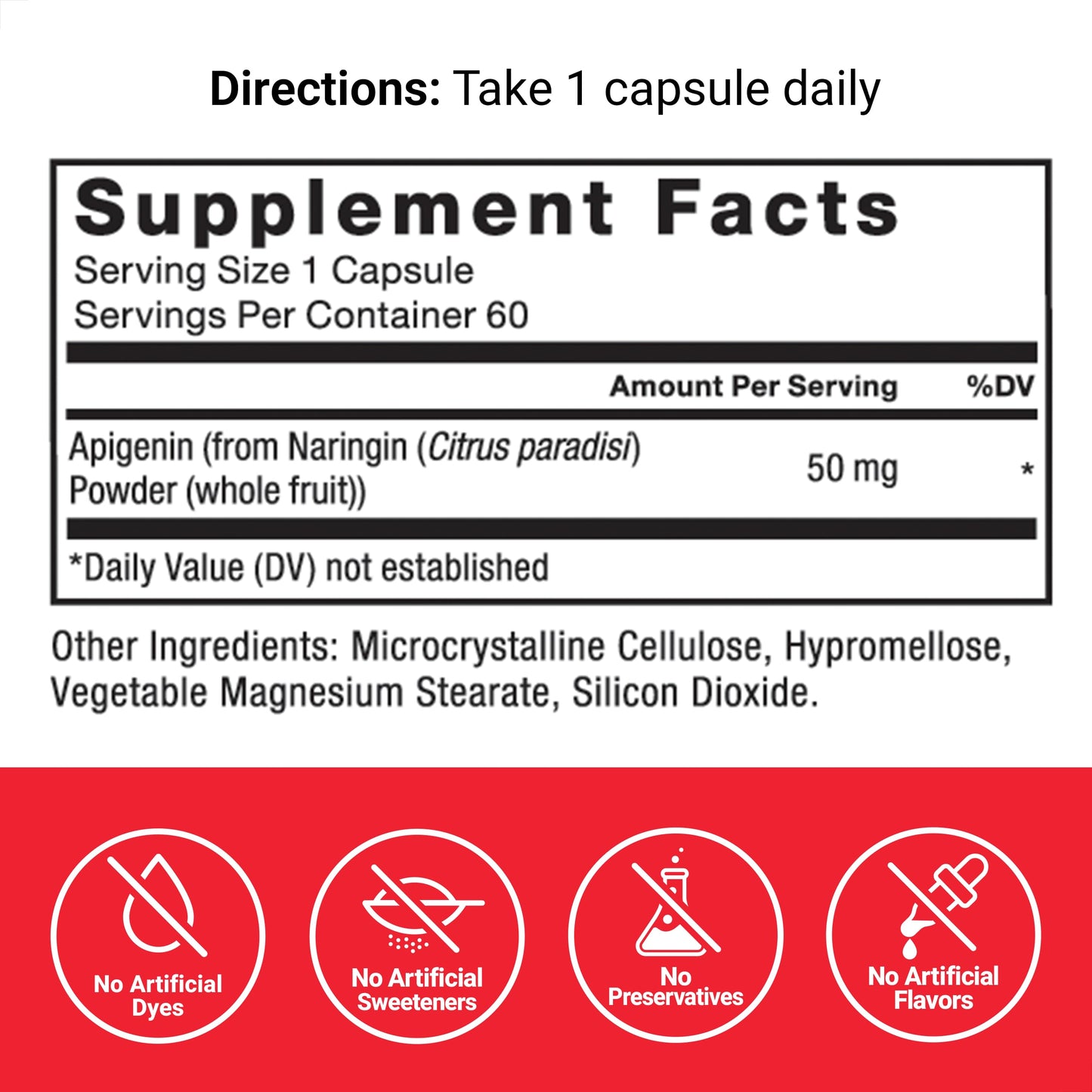 Force Factor Apigenin Capsule, 60 Count