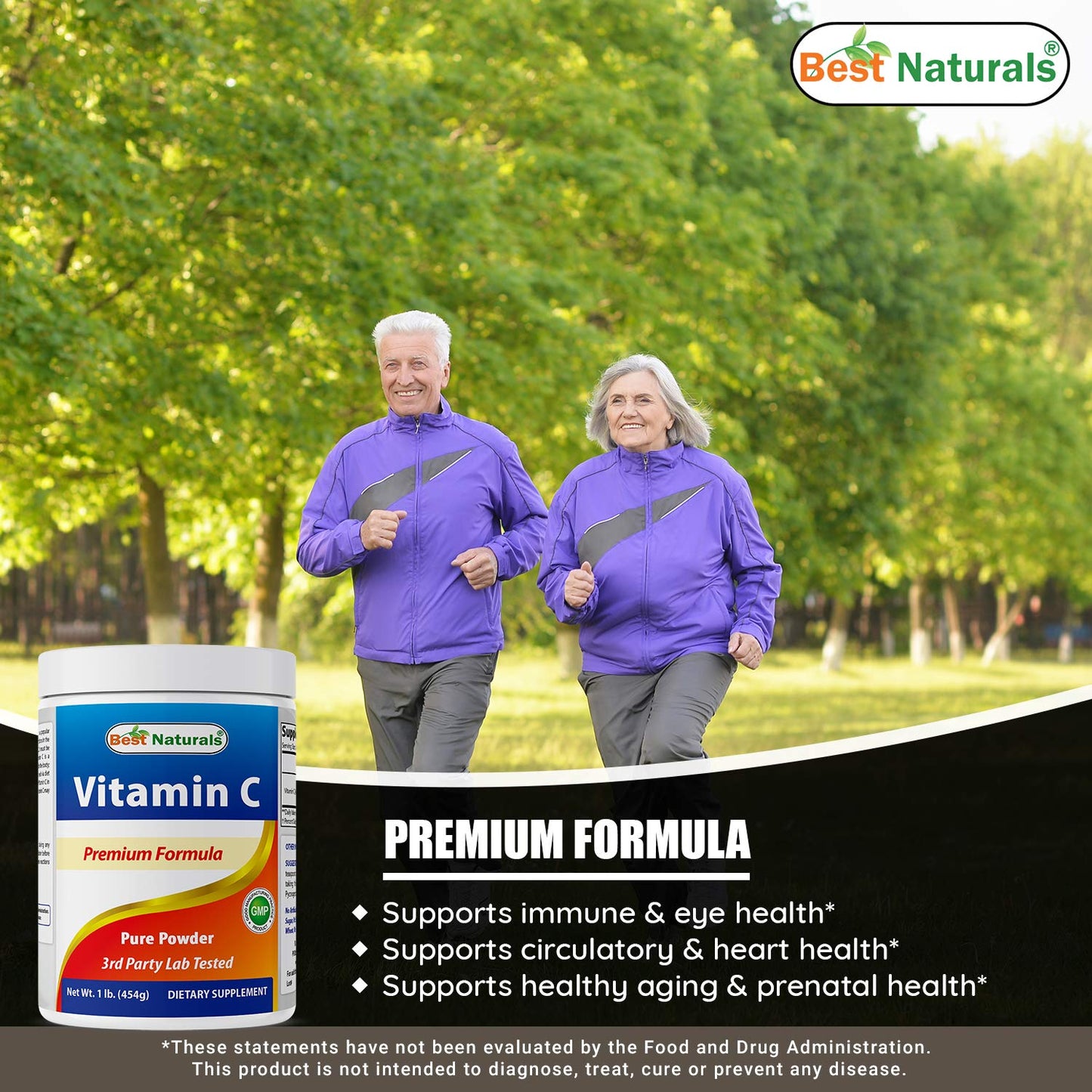 Best Naturals MSM Powder & Vitamin C Powder, 2