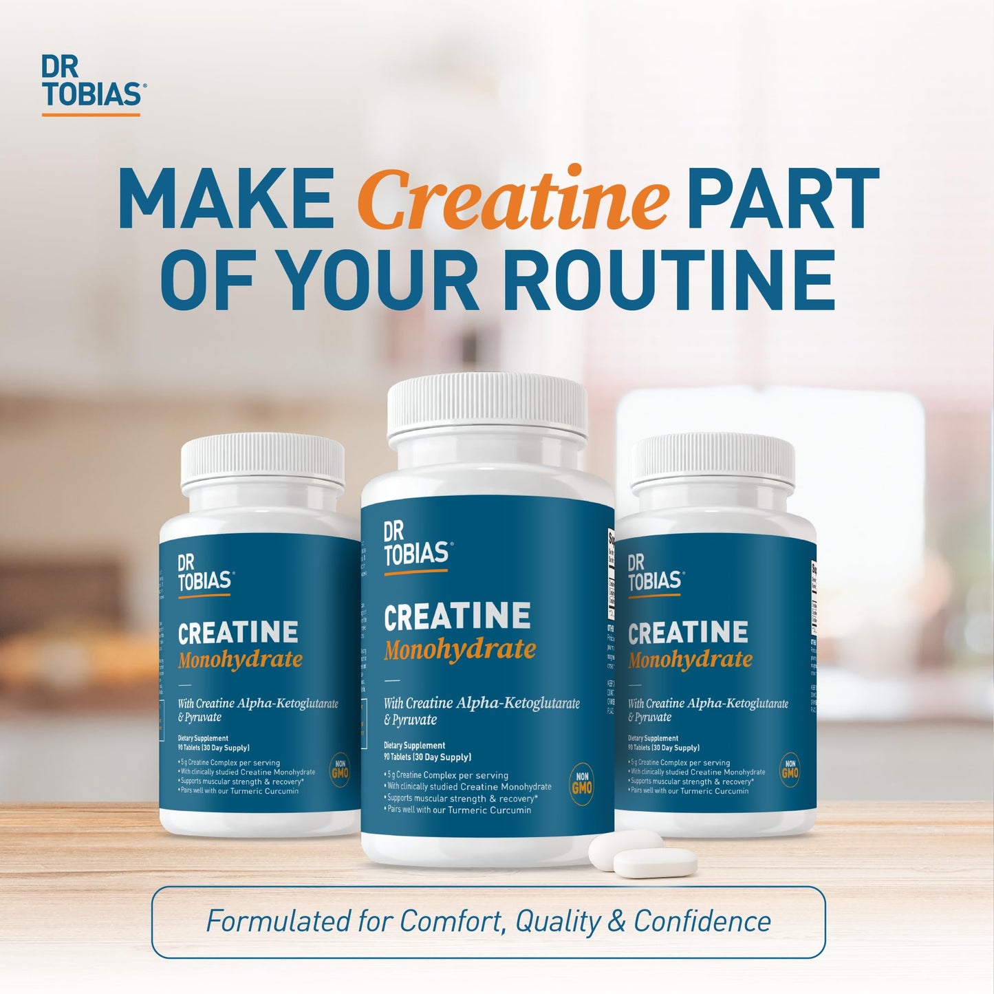 Dr. Tobias Creatine Monohydrate Complex 5 g Tablets 90