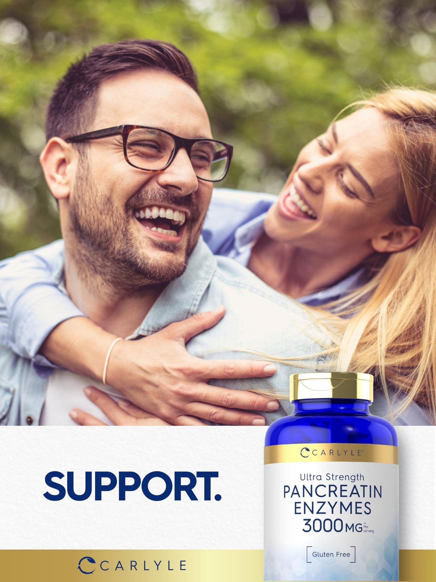 Carlyle Pancreatin Digestive Enzymes Caplets 250