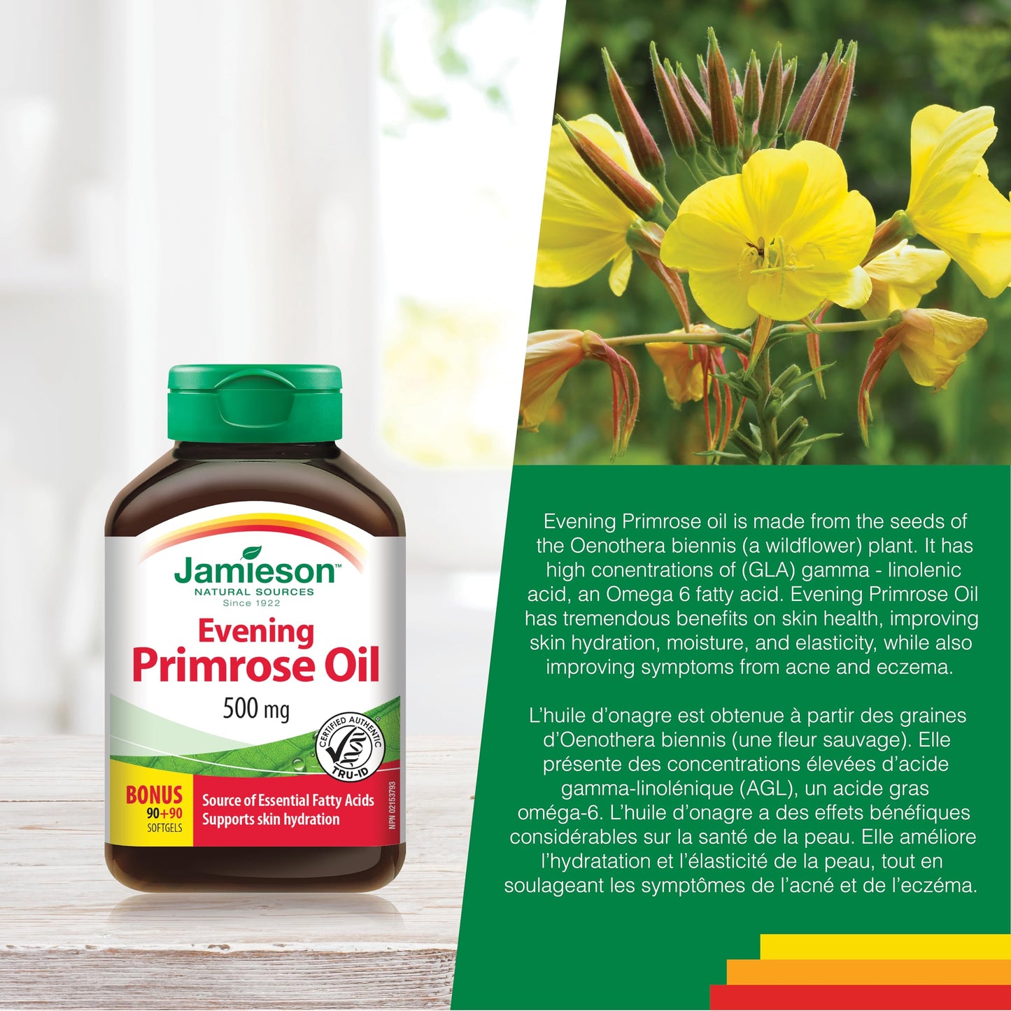 Jamieson Primrose Oil Capsules, 180