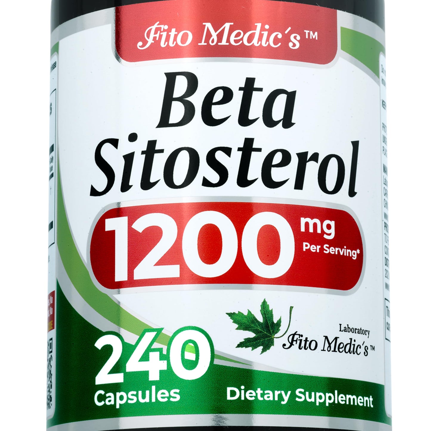 FITO MEDIC'S Beta Sitosterol Plant Sterols 240 Capsules