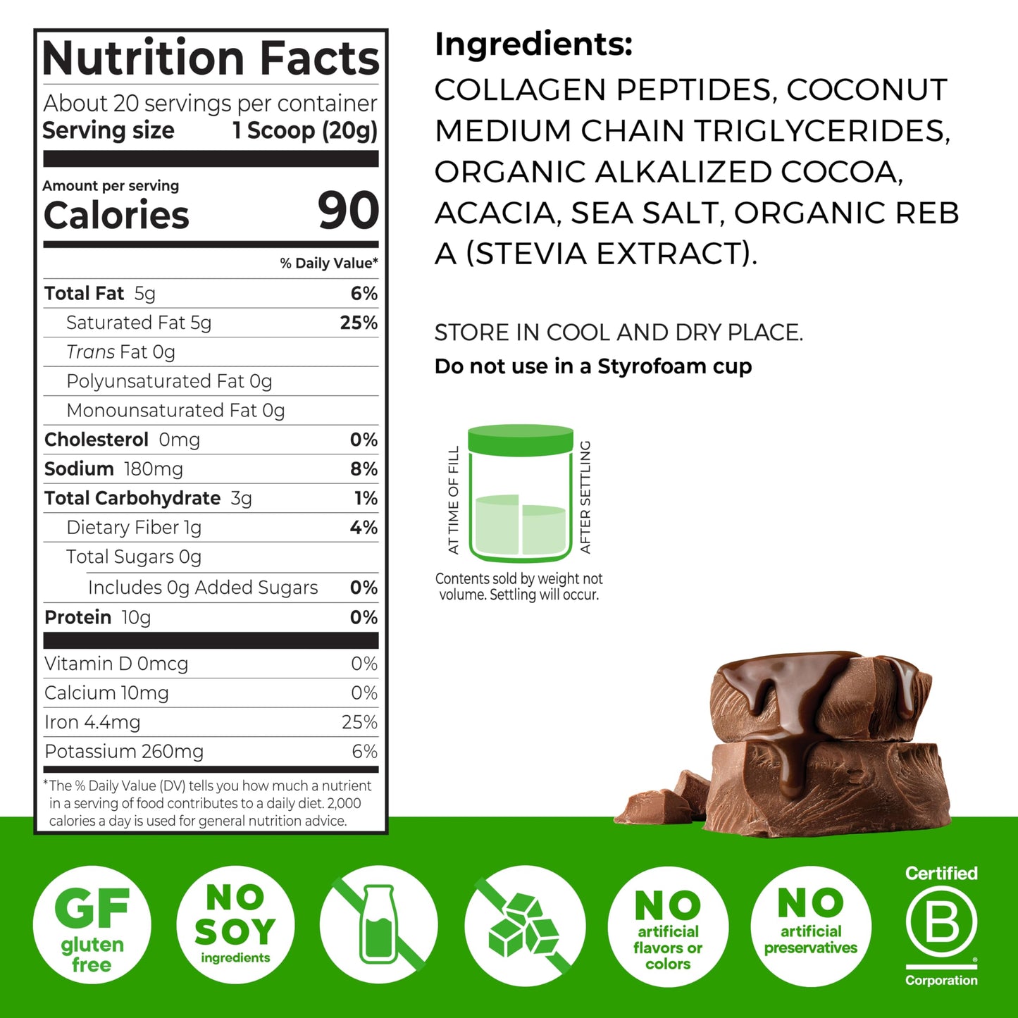 Orgain Keto Collagen Protein Powder 14.1 oz