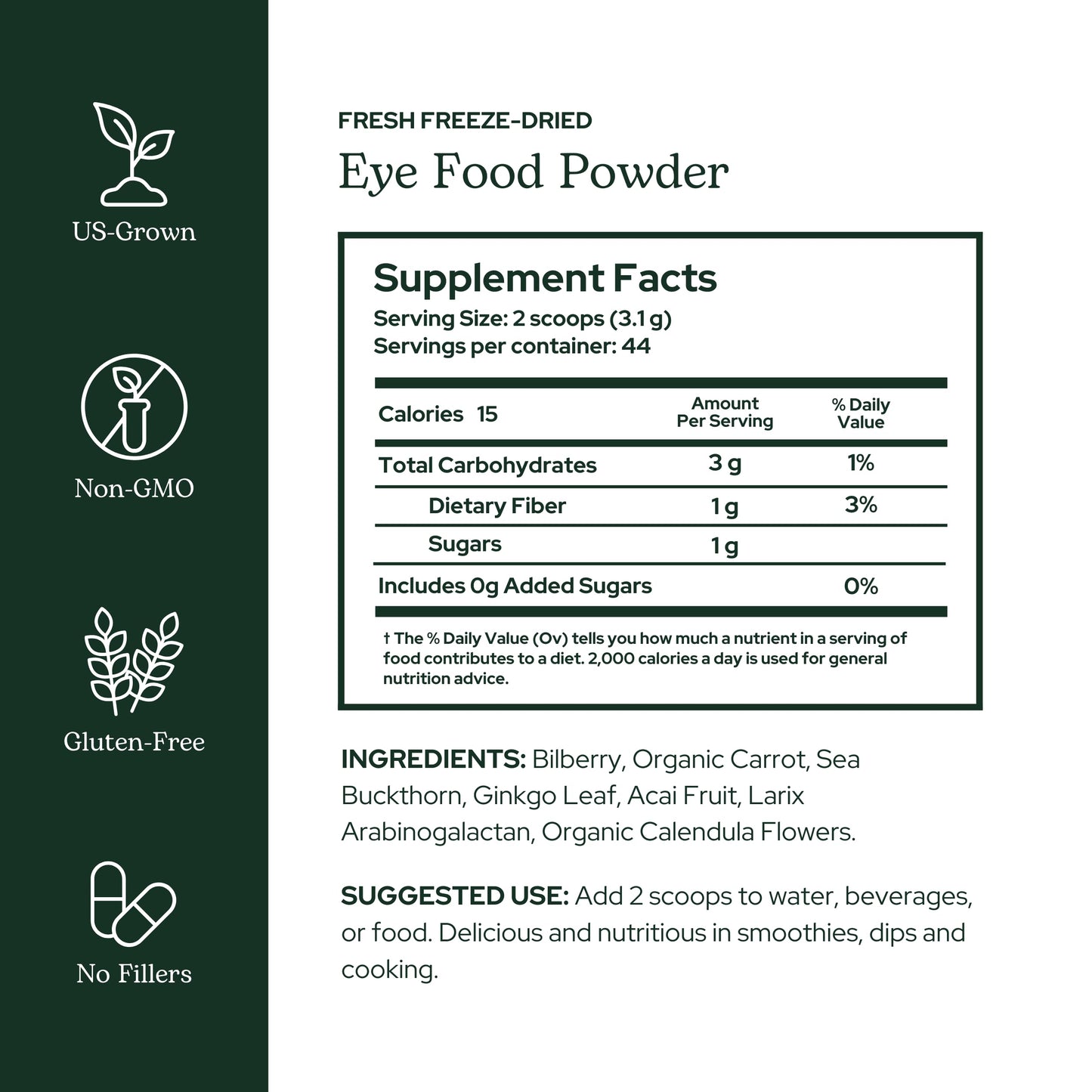 Eclectic Institute Eye Food Powder 138 g