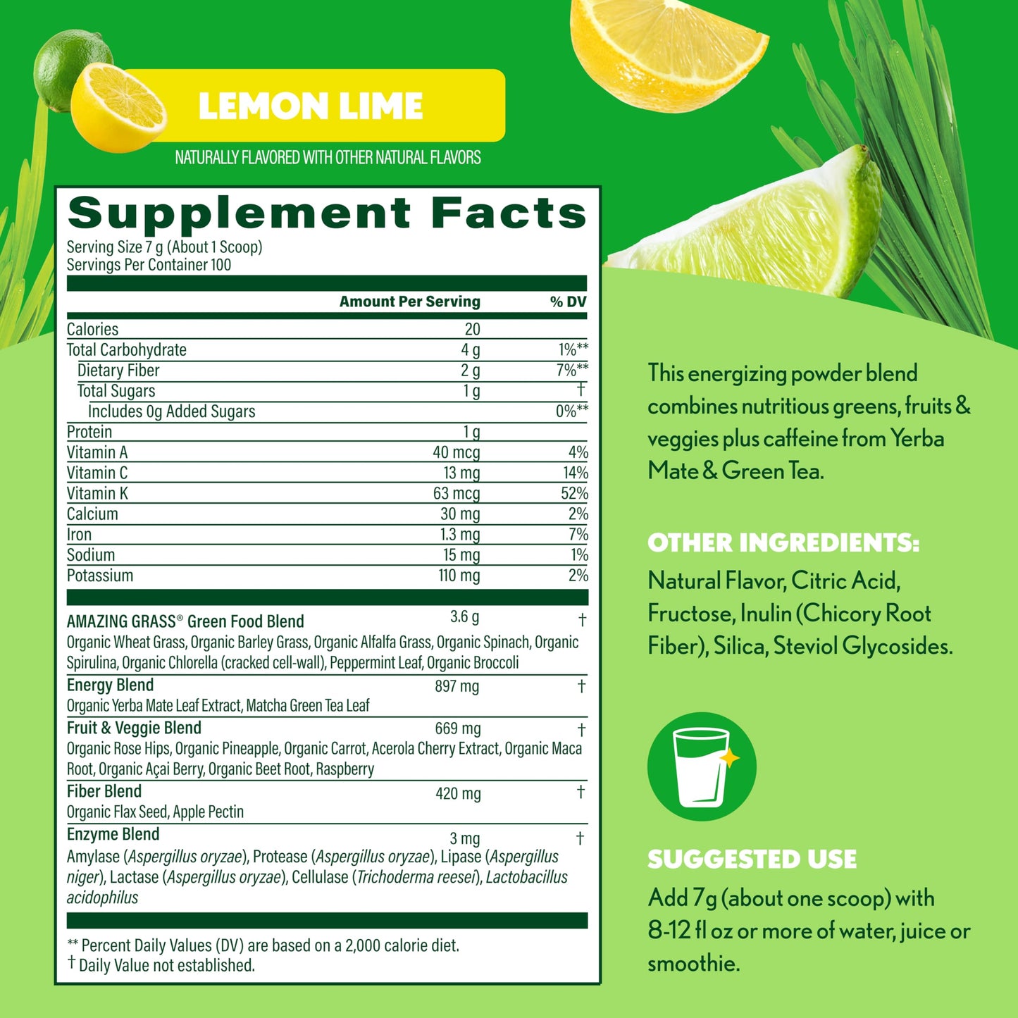 Amazing Grass Green Superfood Energy Powder 24.7 Ounce