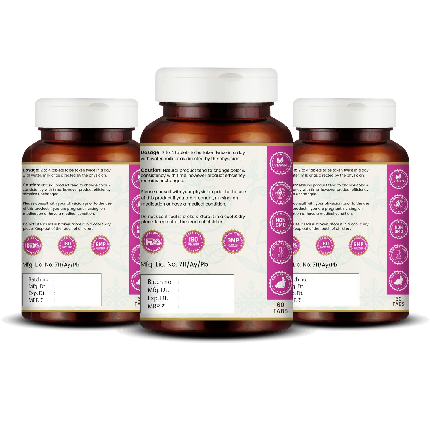 VEDIKROOTS Kanchnar Guggulu Capsule, 60 Tablets