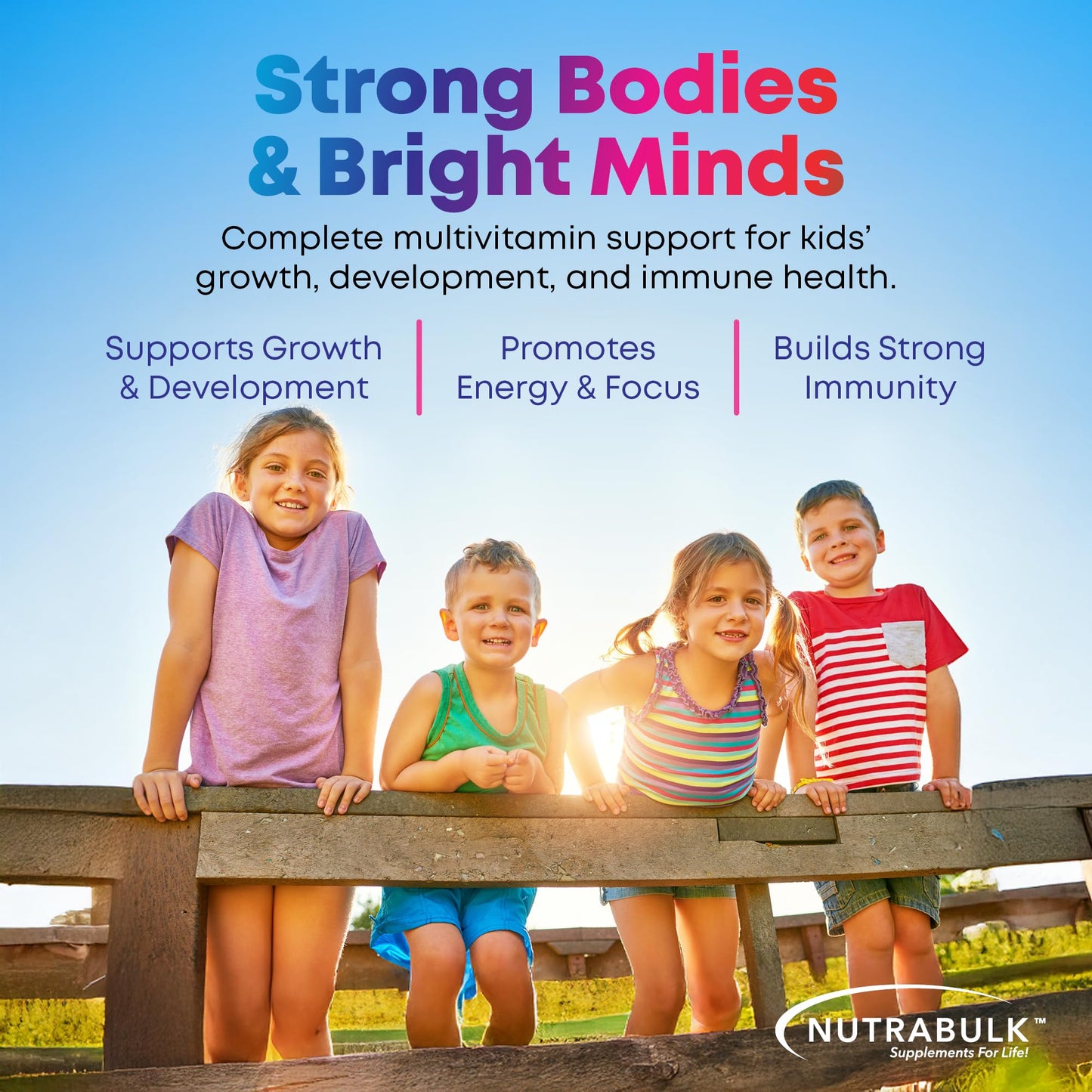 NutraBulk Kids Multivitamin Tablet 1000 Count