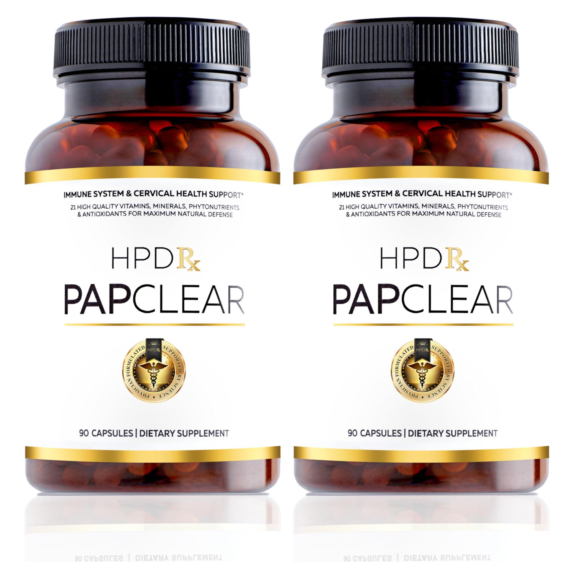 HPD Rx PAPCLEAR OB/GYN Formulated Immune Support Supplement Capsules 180