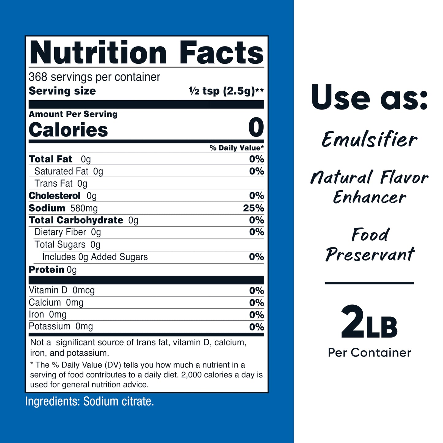 Nutricost Sodium Citrate Powder 31.99 Ounce Pack of 1