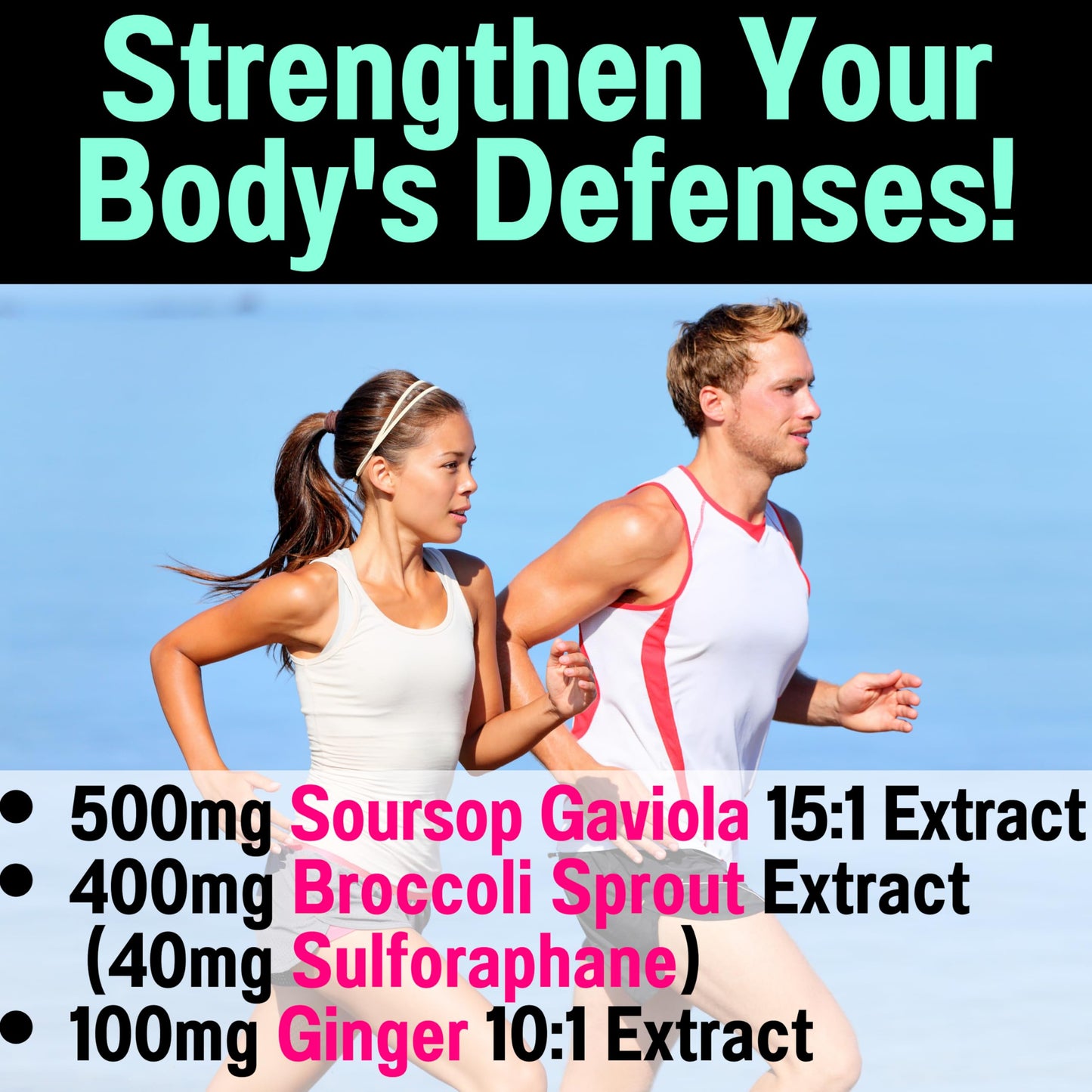SHIZAM Soursop Graviola Curcumin Lycopene Broccoli Sprouts Sulforaphane Extract Gummies with Turmeric Curcumin Ginger Black Pepper, 60 Gummies