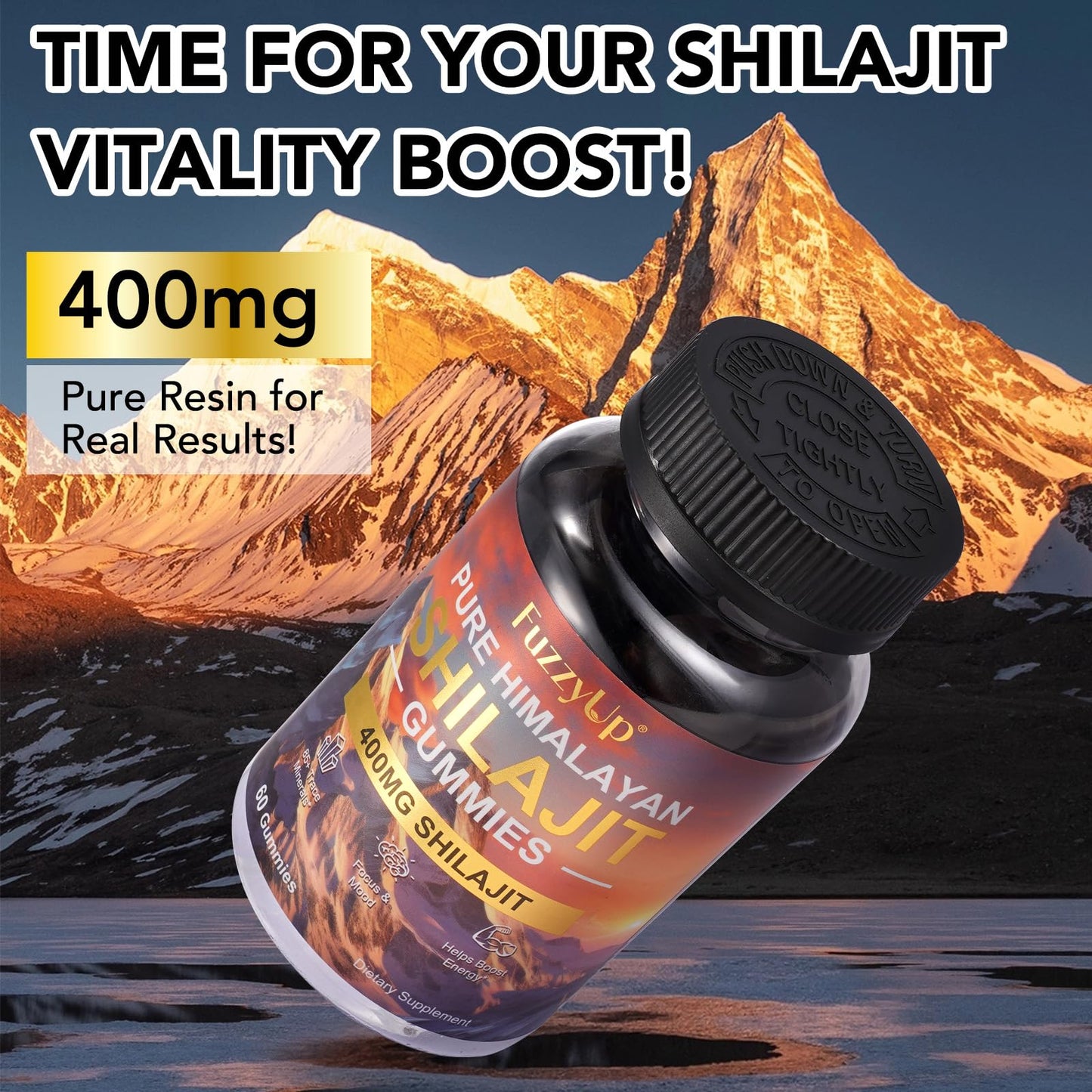 ZhuGuaCo Shilajit Gummies, 60 Count