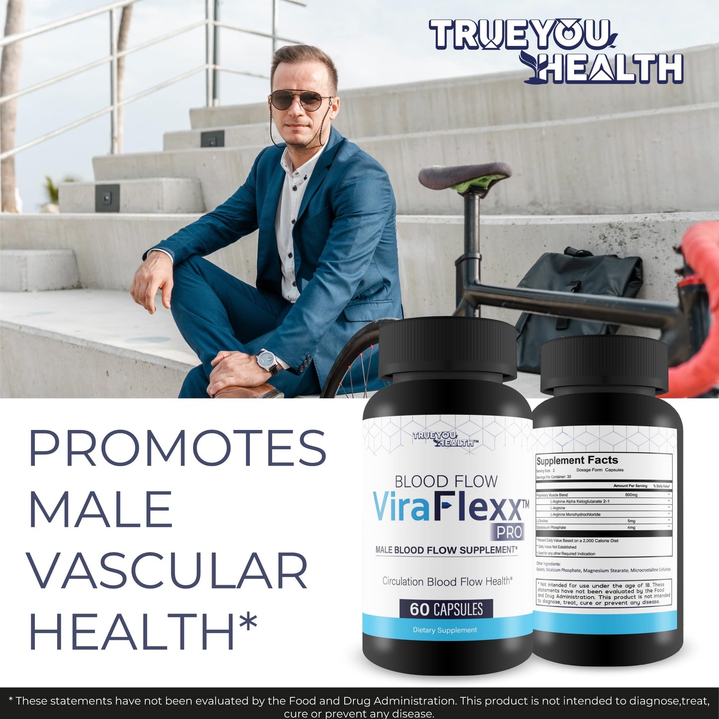 True You Health Blood Flow Vira Flexx Pro Capsule 60 Count