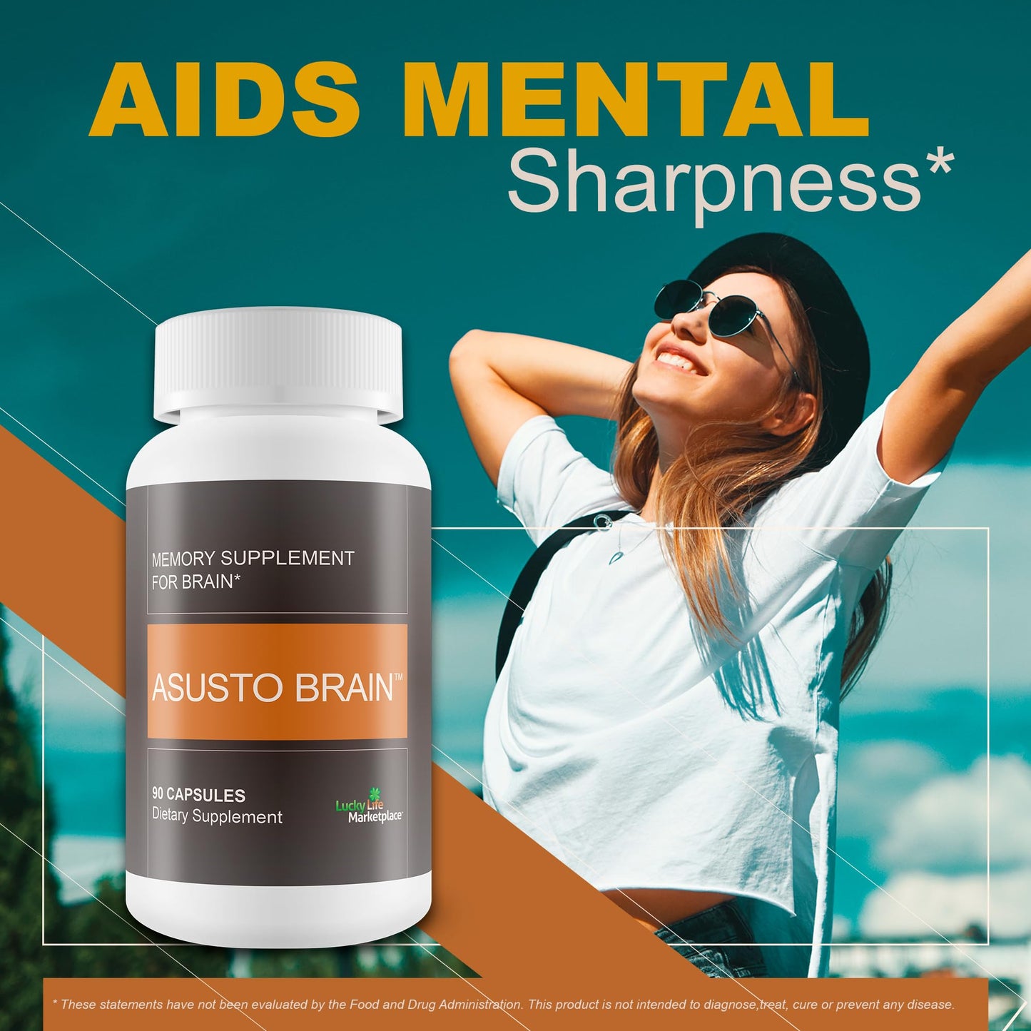 Generic Asusto Memory Supplement for Brain Capsule 90 Count