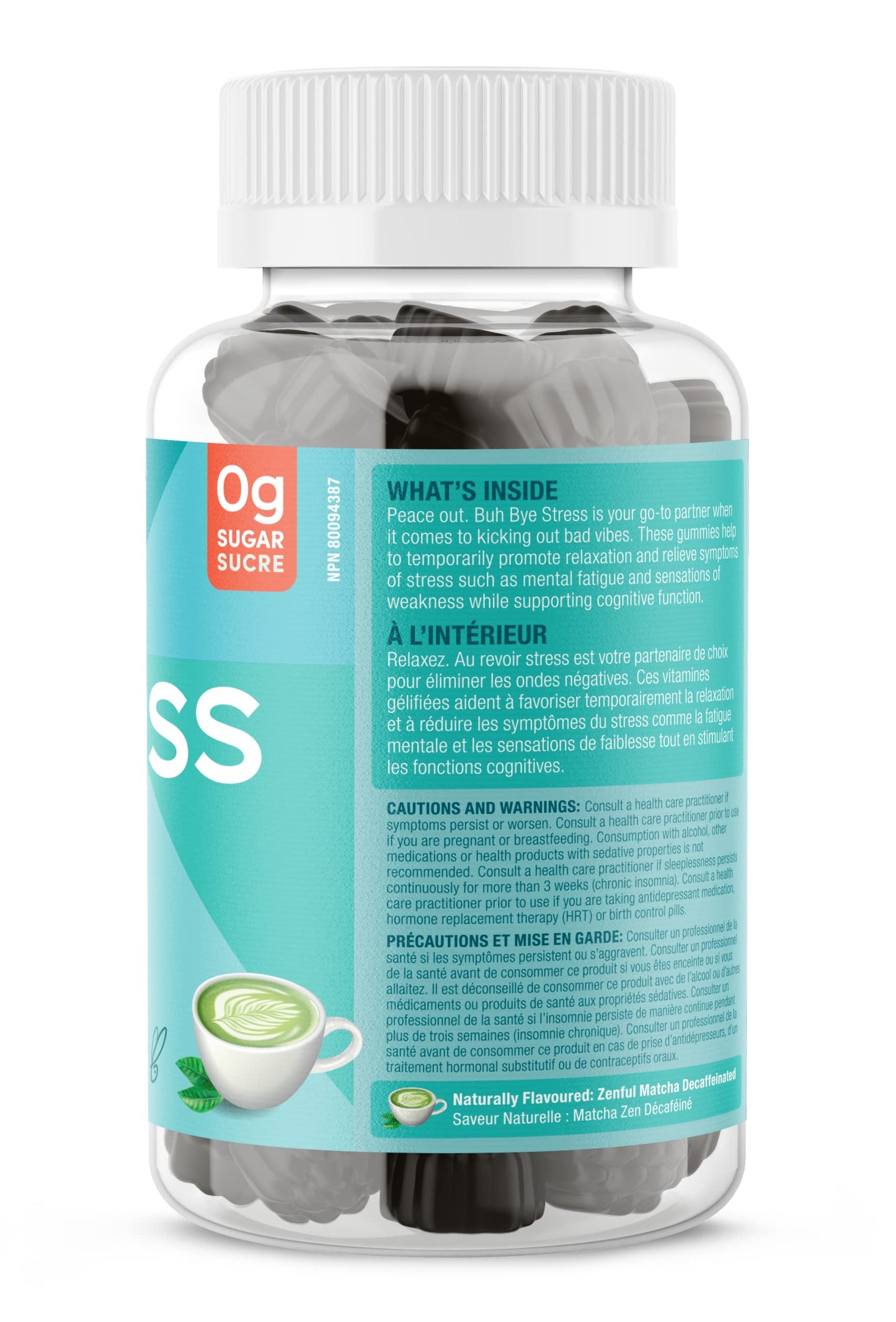 SUKU Buh Bye Stress Gummy Vitamins, 50 Count