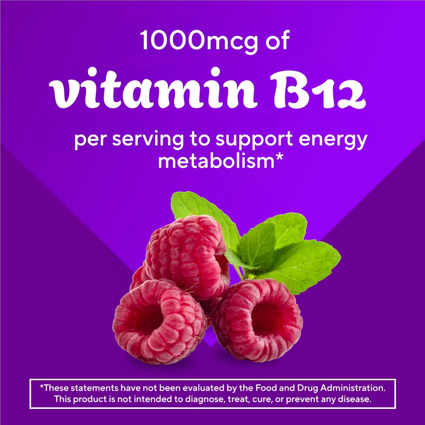 Vitafusion Vitamin B12 Gummies 1000 mcg, 60 Gummies