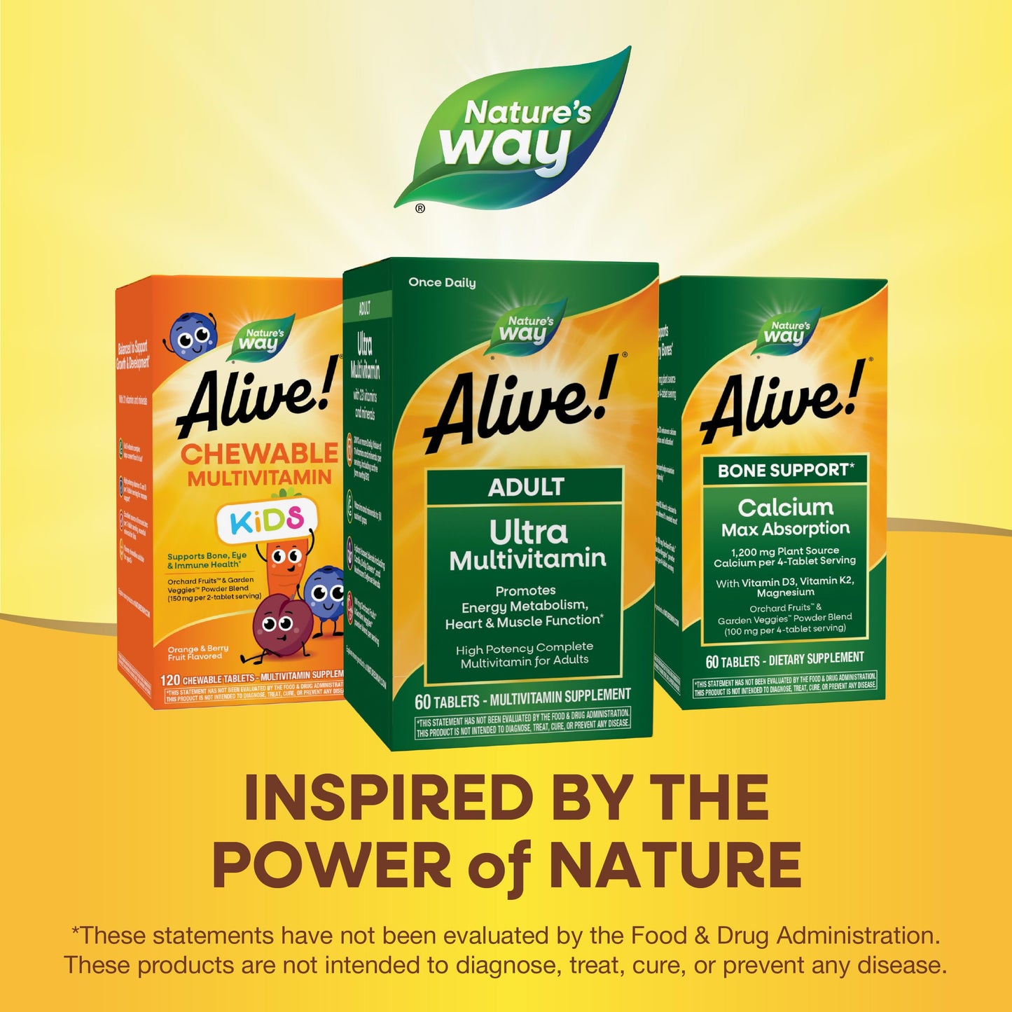 Nature's Way Alive! Adult Ultra Multivitamins, 60 Tablets