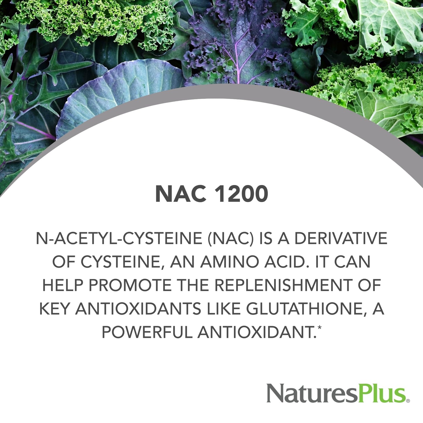 NaturesPlus PRO NAC 1200 mg, 60 Tablets