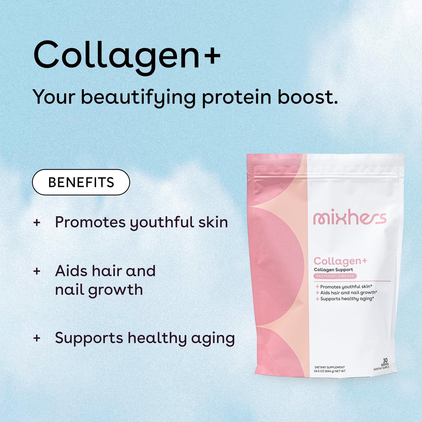 MIXHERS Collagen Powder 1.74 oz
