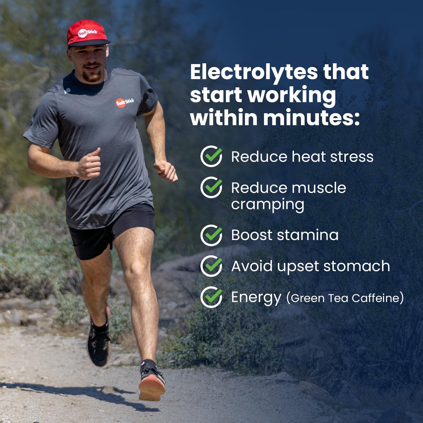 SaltStick Electrolyte FastChews with Caffeine Chewable Salt Tablets 60 Count
