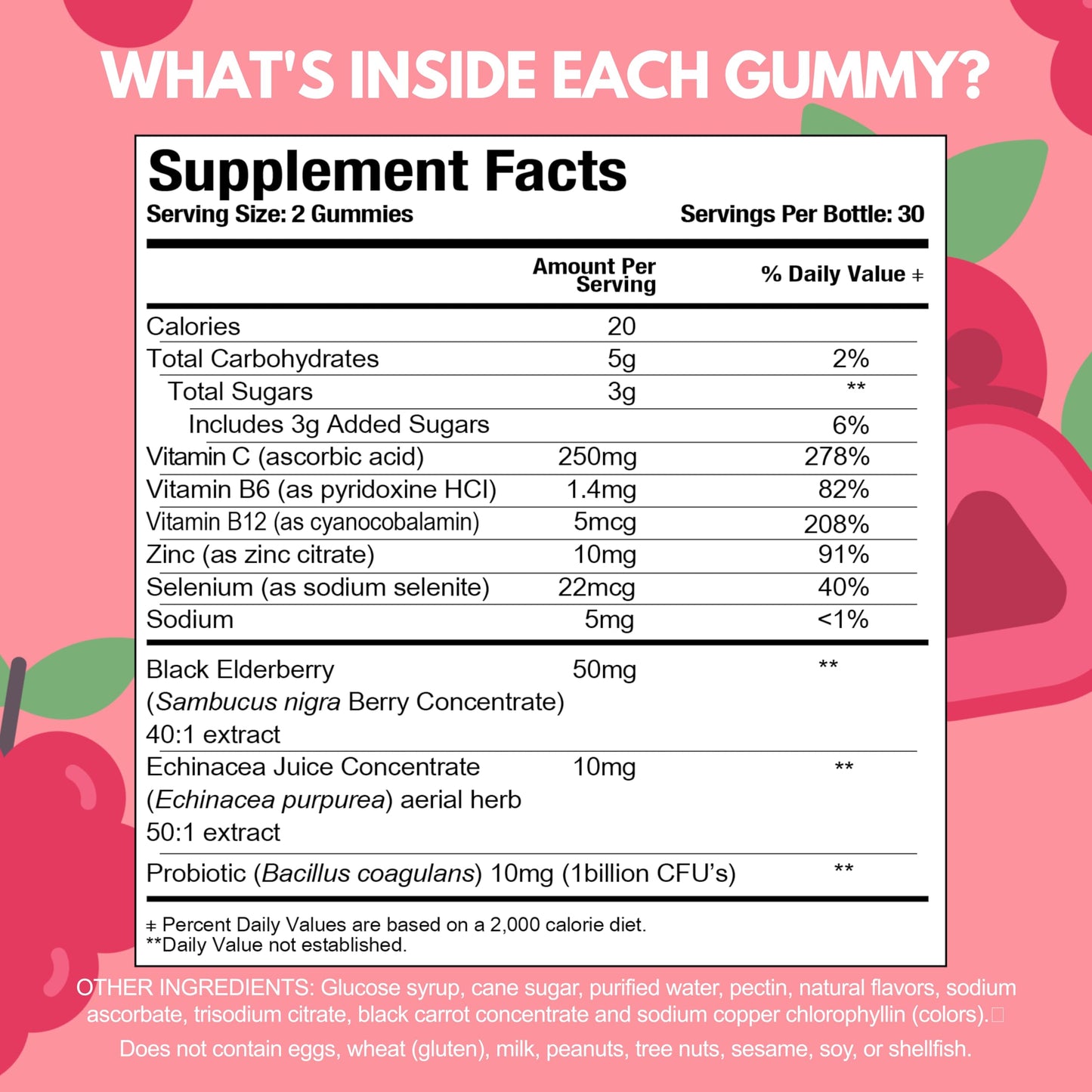Viteey Kids Multivitamin Gummies with Probiotics - Gummy - 60 Count