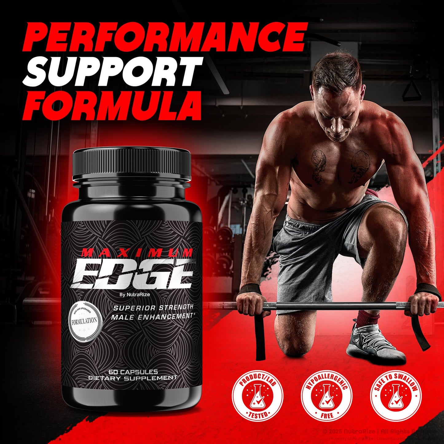 NutraRize Maximum Edge Male Capsules 120