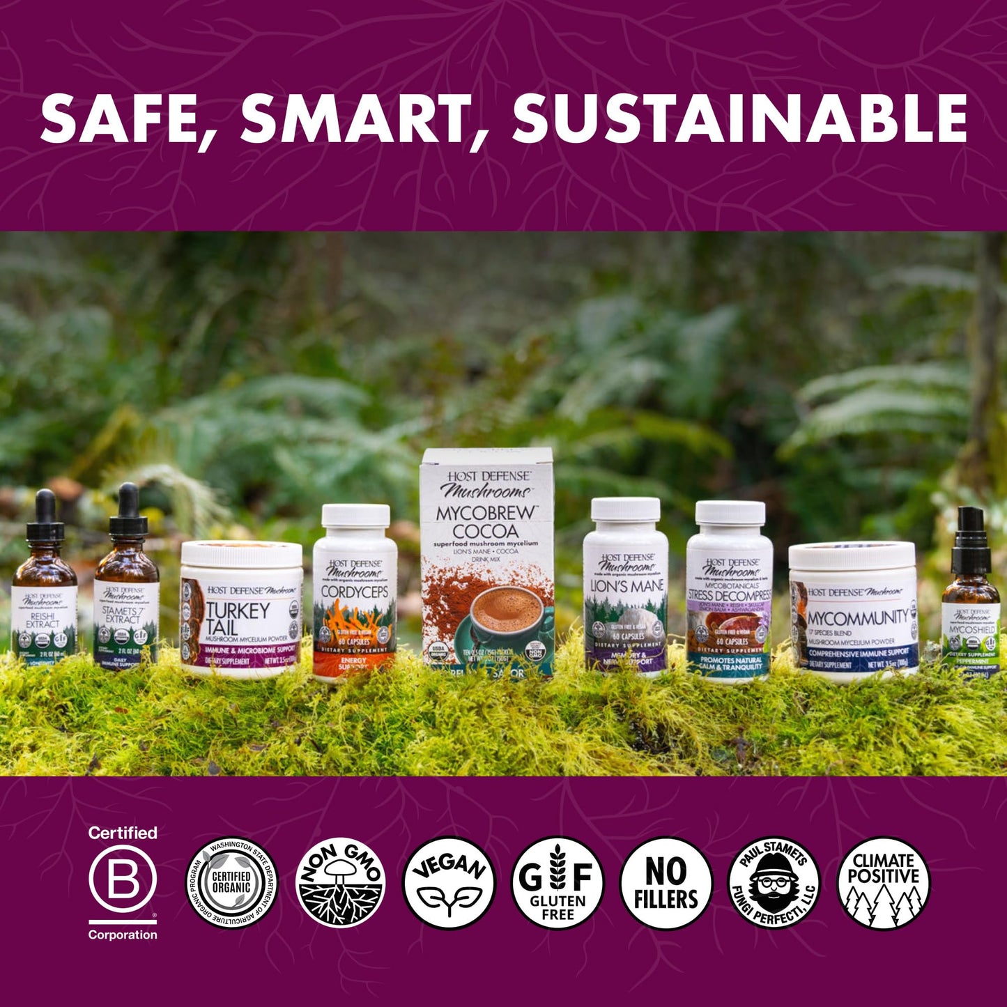 Host Defense Turkey Tail 60 Capsules