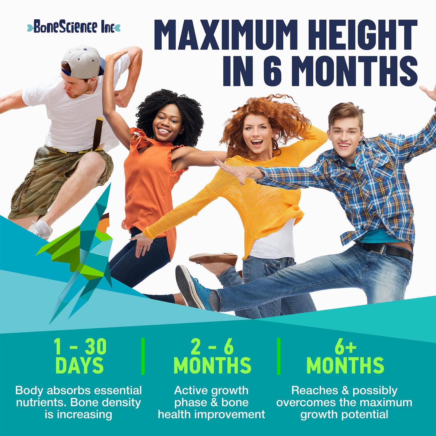 BoneScience Inc Height Growth Maximizer Capsule, 60 Count