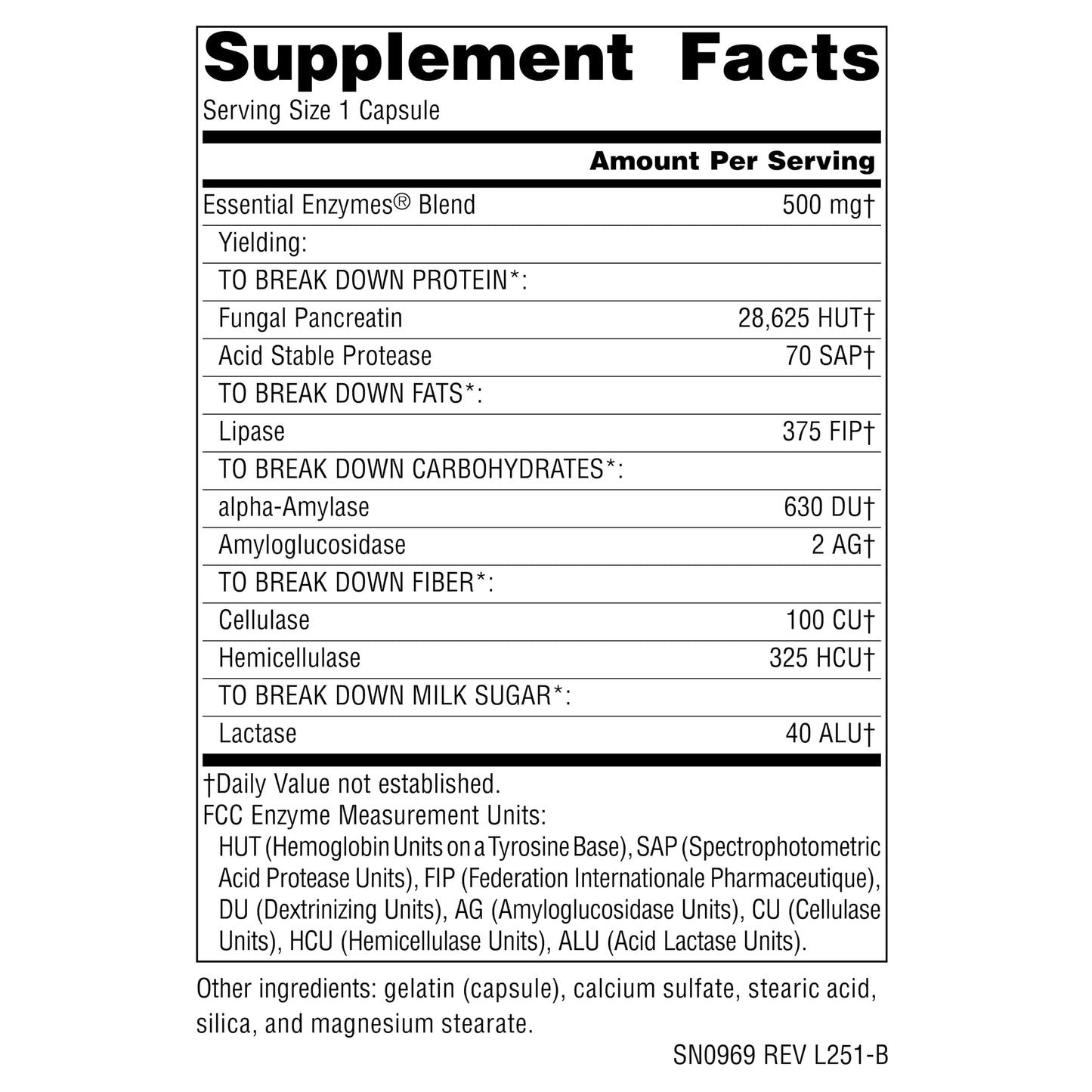 Source Naturals Essential Enzymes Digestive Aid 500mg Capsule, 240 Capsules