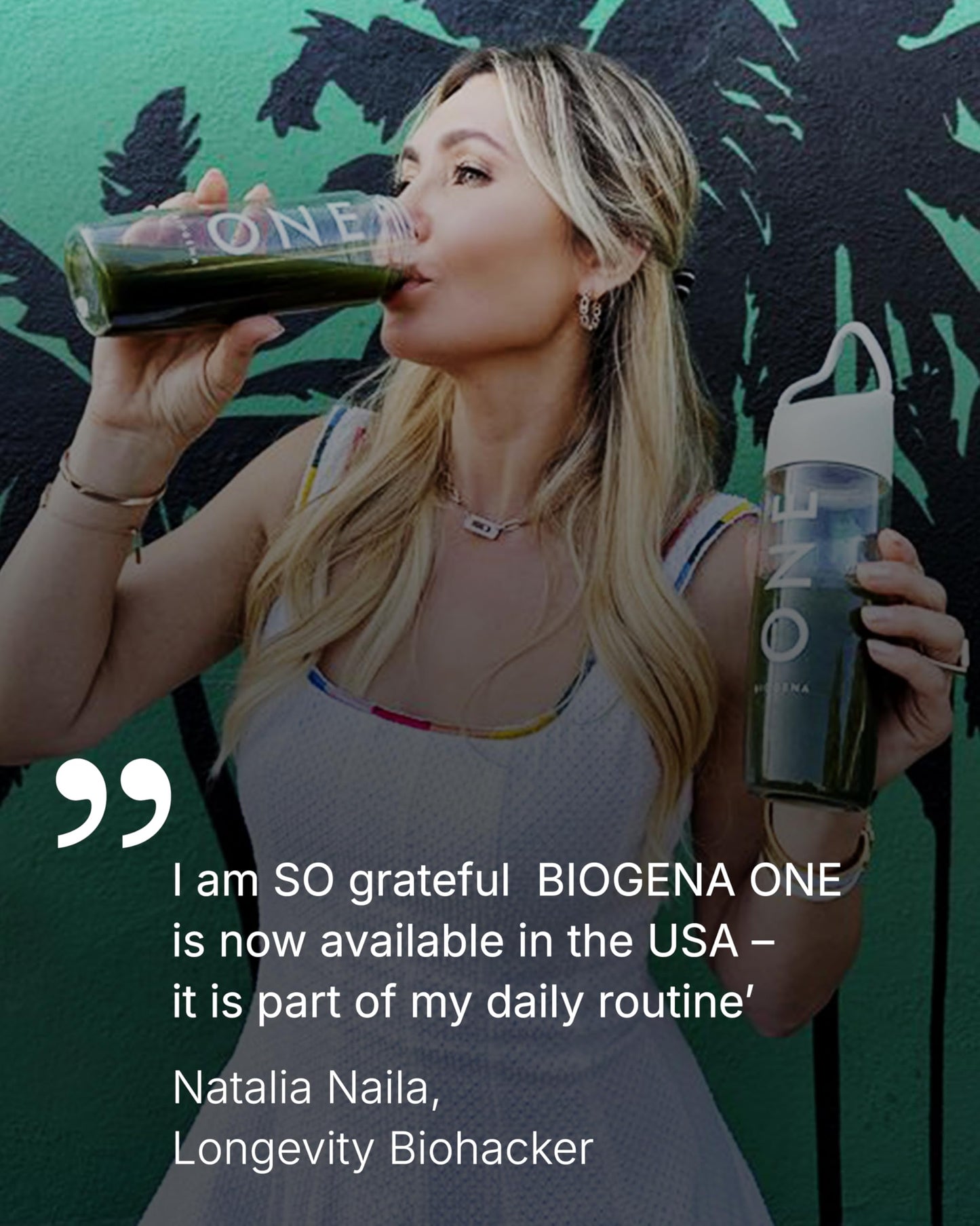 BIOGENA ONE All-in-one Super Greens Powder, 30 Travel Packs